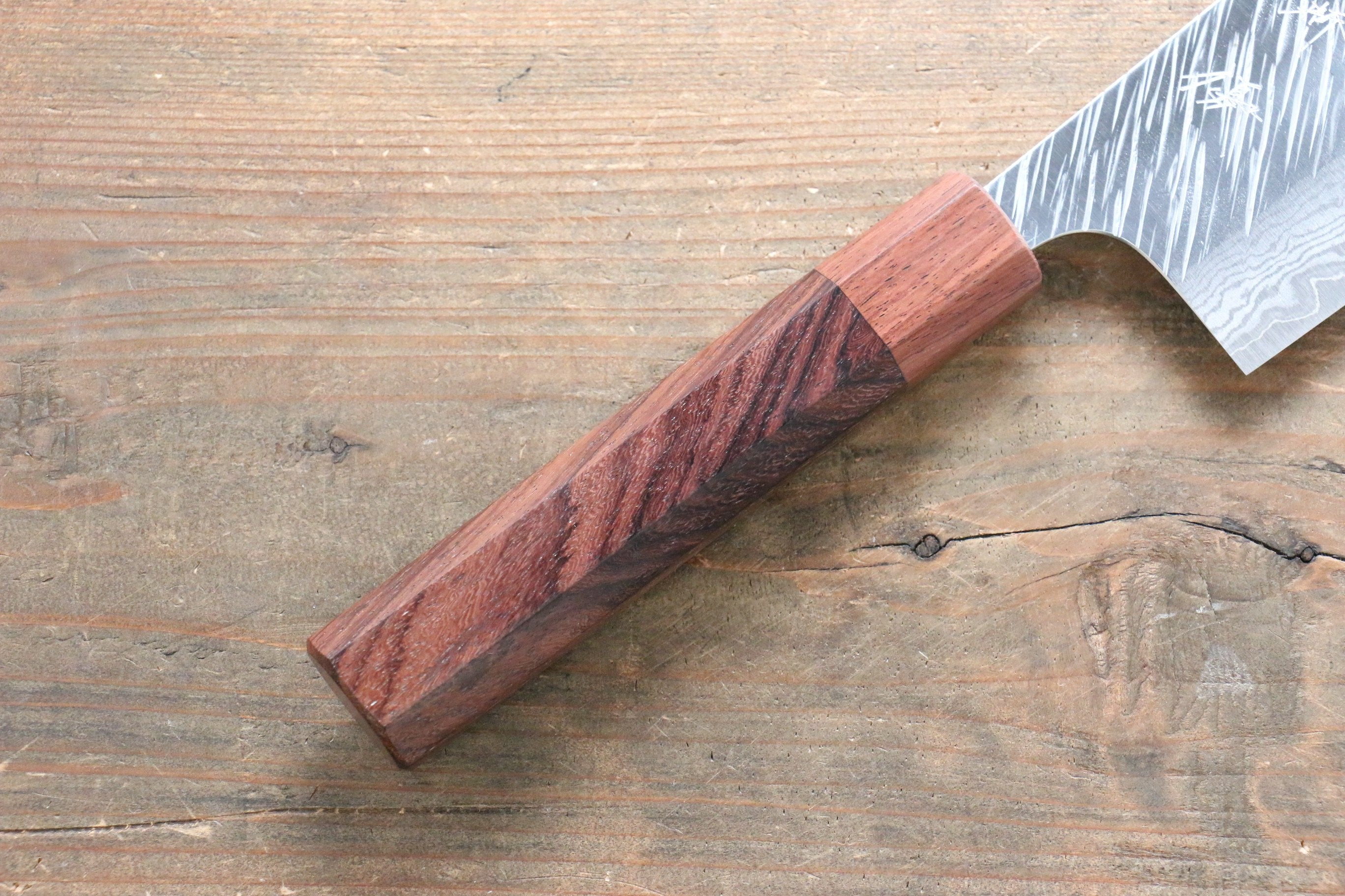 Yu Kurosaki Fujin VG10 Hammered Damascus Nakiri 165mm - Seisuke Knife
