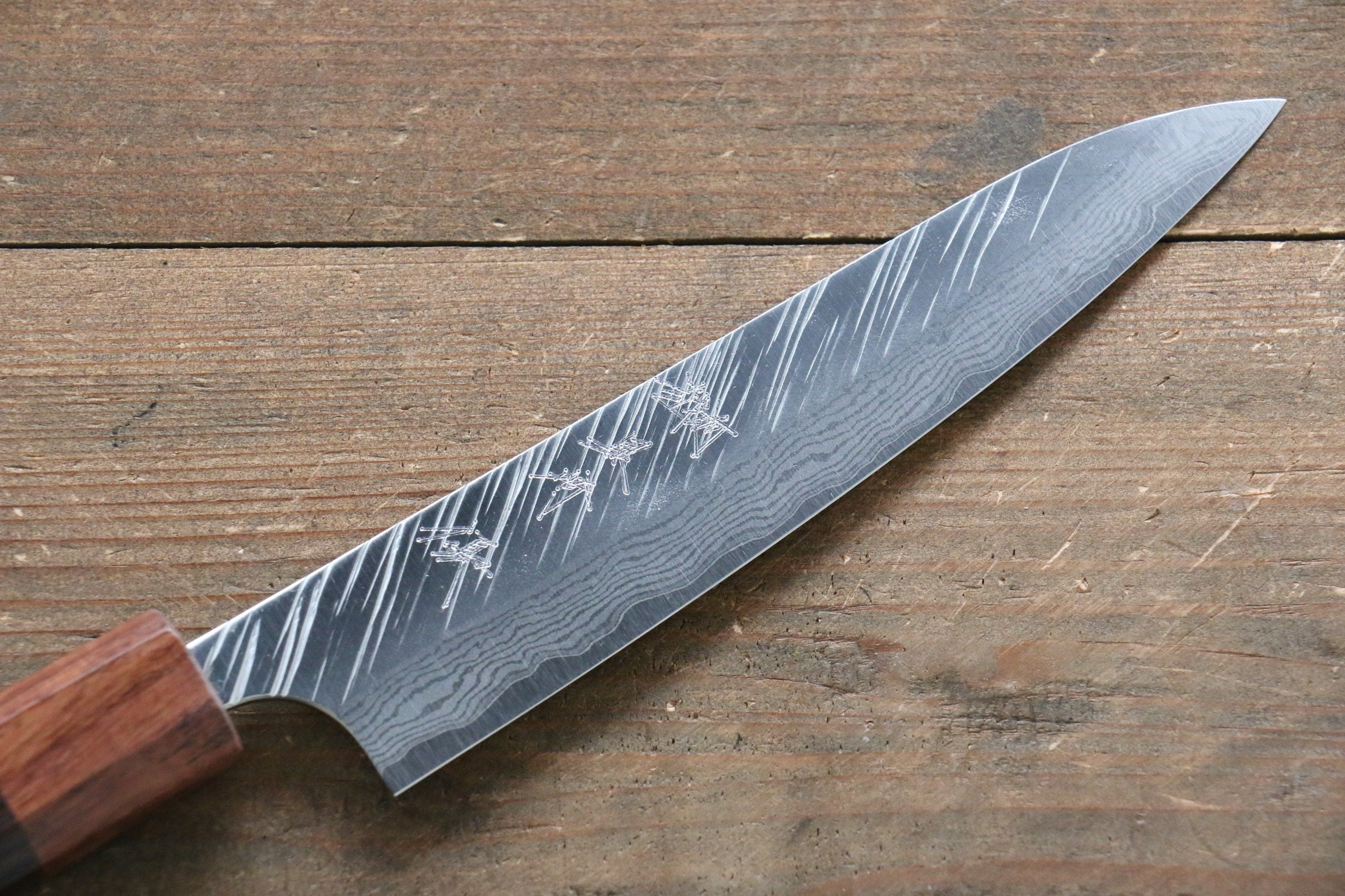 Yu Kurosaki Fujin VG10 Hammered Damascus Petty-Utility 150mm - Seisuke Knife