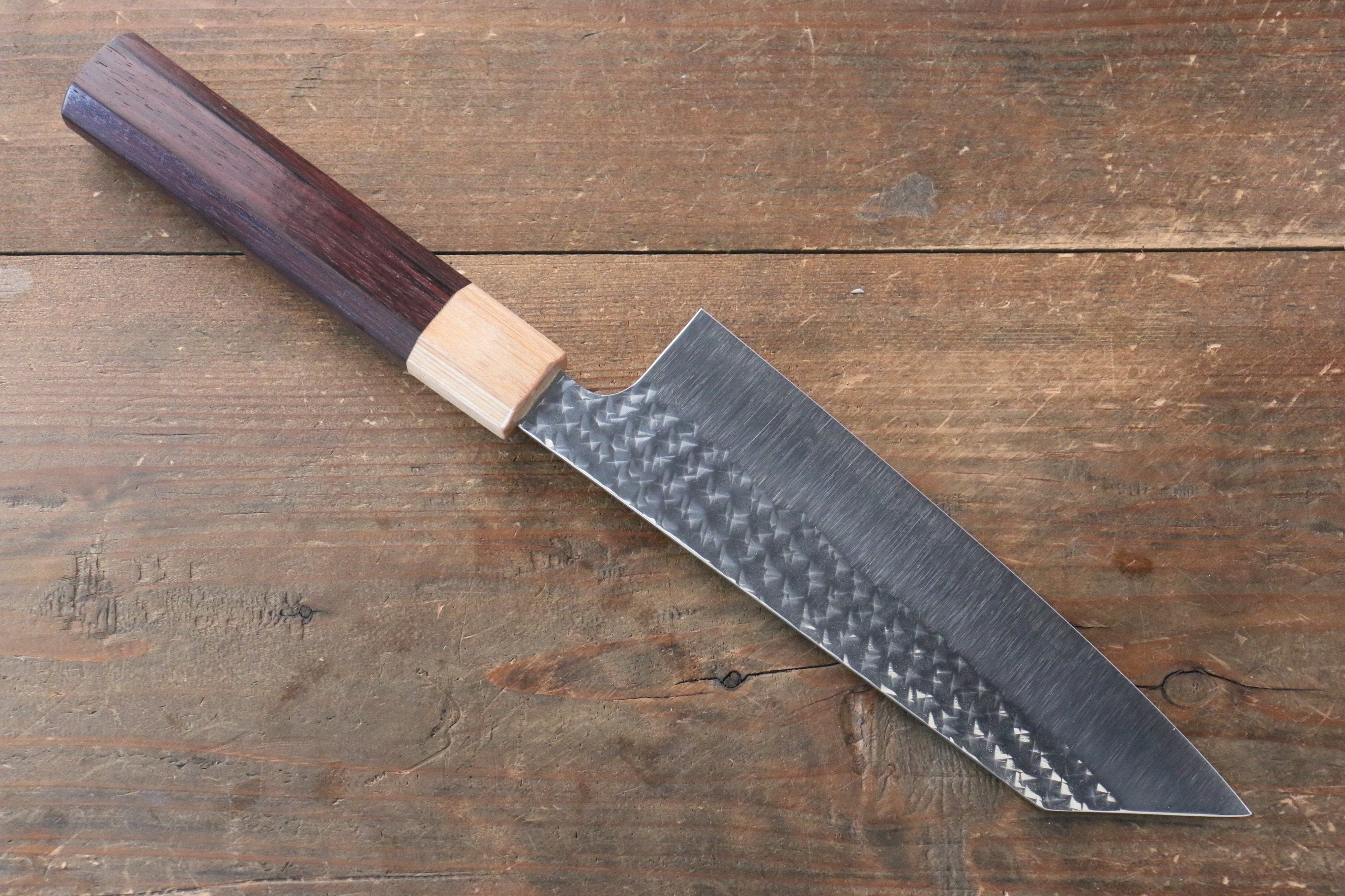 Yu Kurosaki Senko SG2 Hammered Bunka 165mm Shitan Handle - Seisuke Knife
