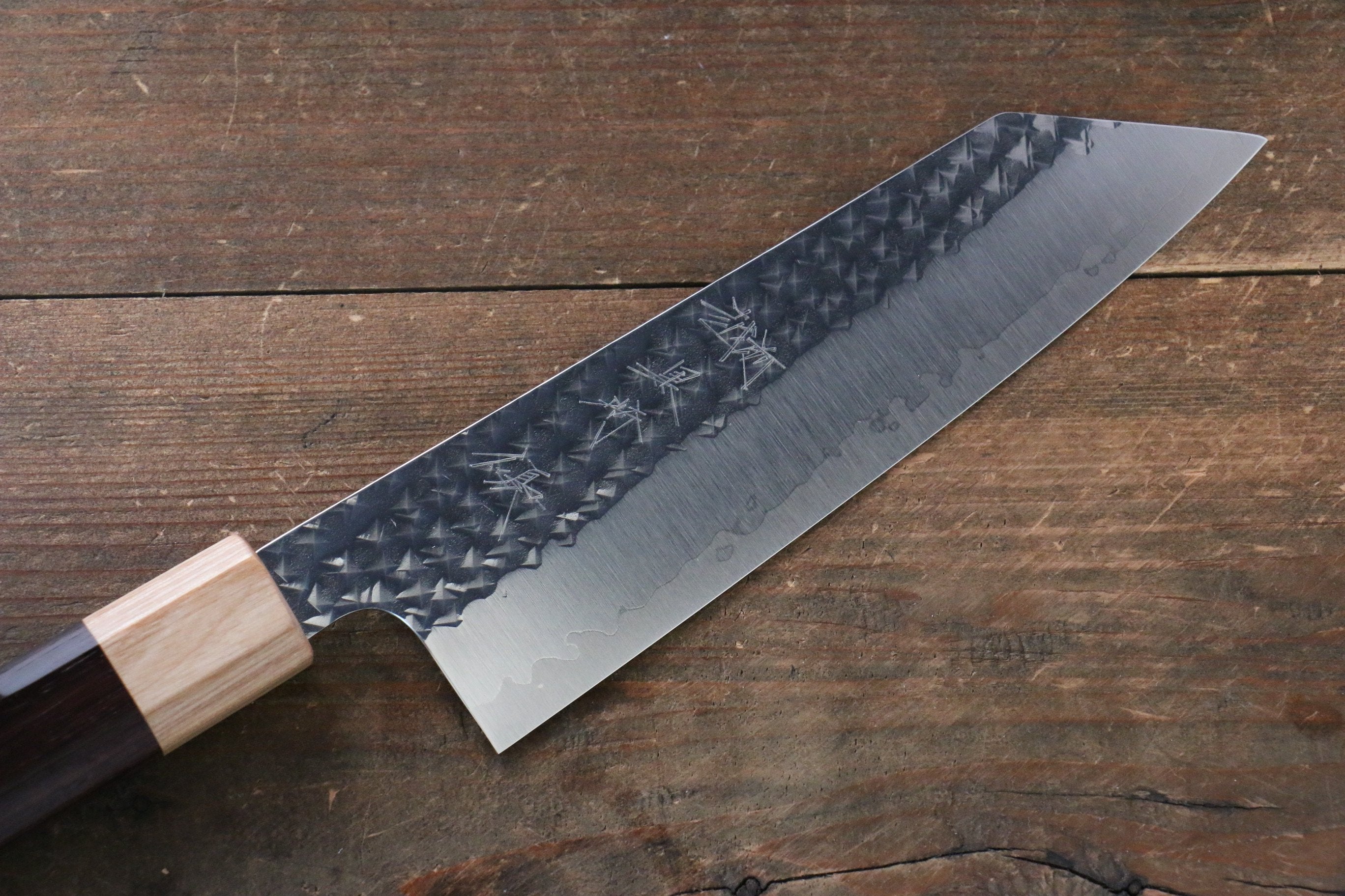 Yu Kurosaki Senko SG2 Hammered Bunka 165mm Shitan Handle - Seisuke Knife