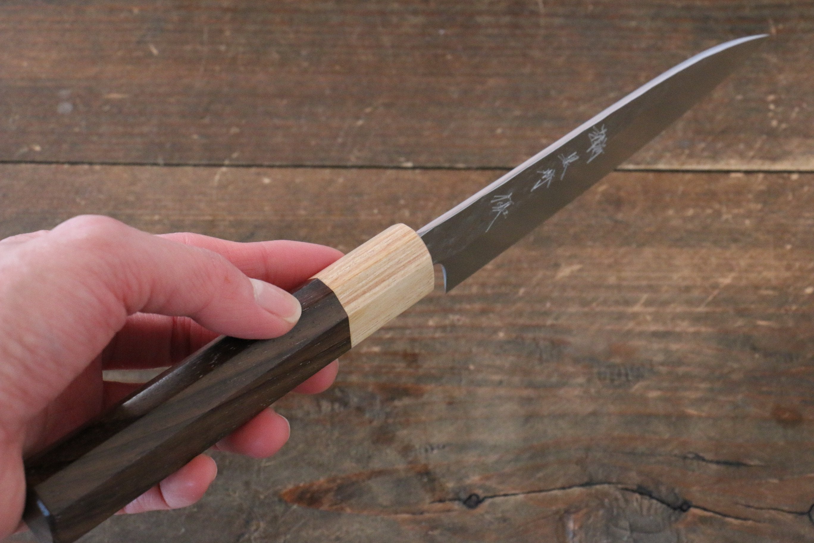 Yu Kurosaki Senko SG2 Hammered Petty-Utility 120mm Shitan Handle - Seisuke Knife