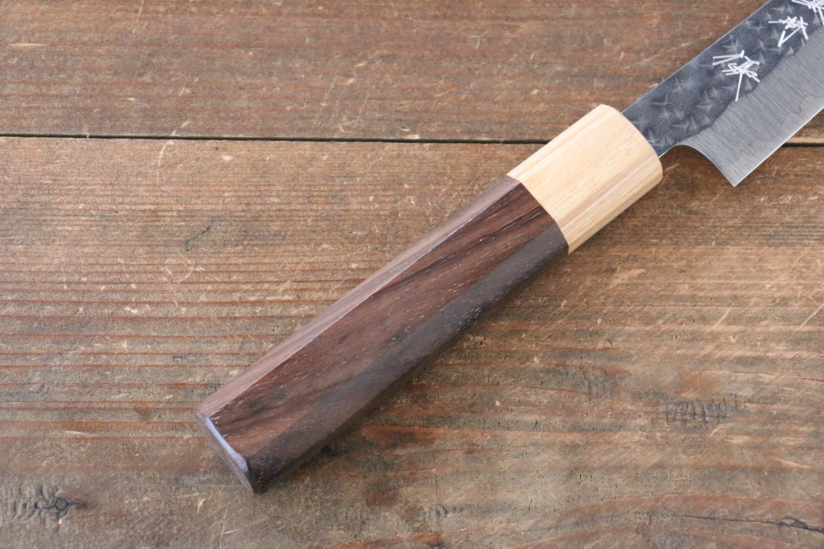 Yu Kurosaki Senko SG2 Hammered Petty-Utility 120mm Shitan Handle - Seisuke Knife