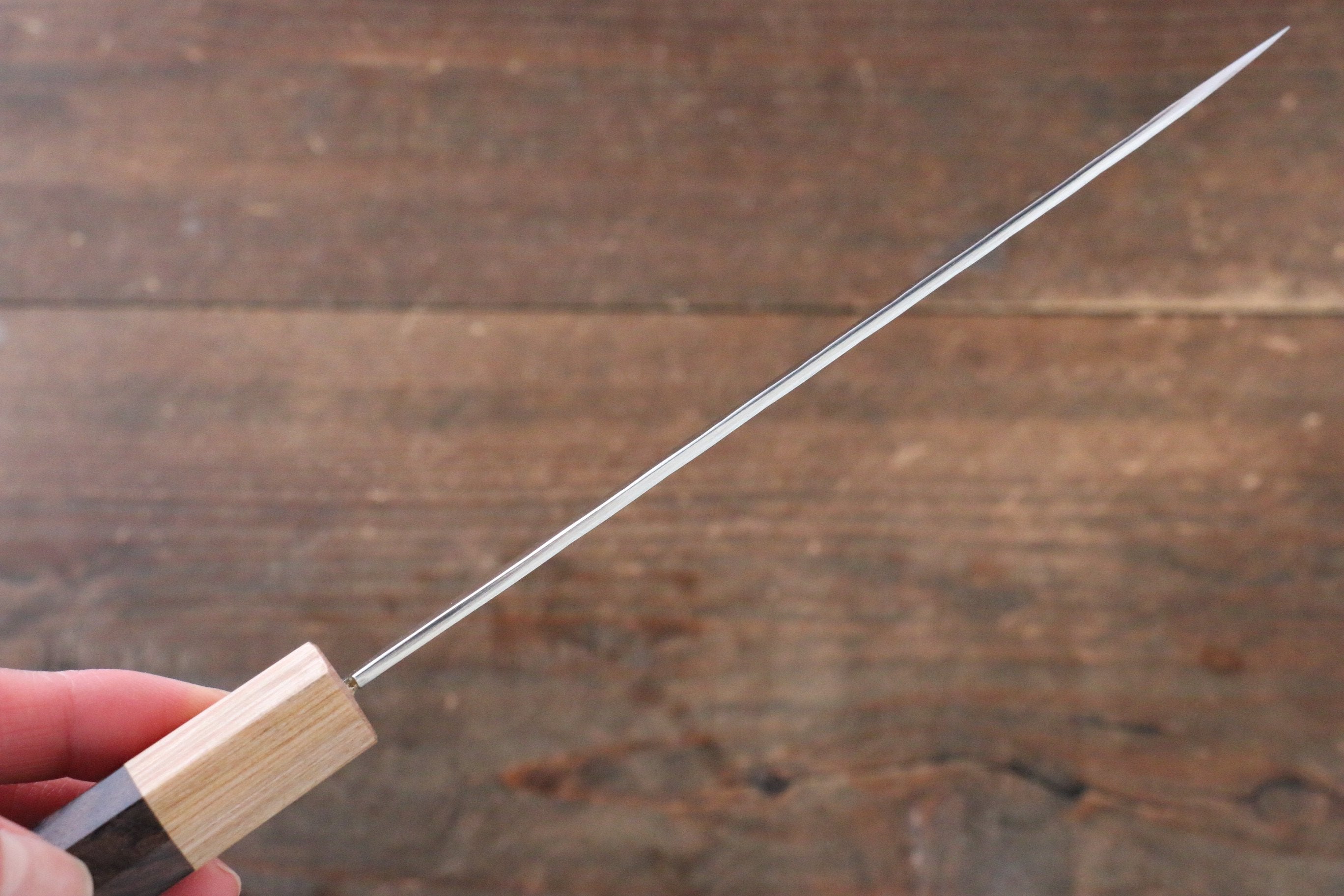 Yu Kurosaki Senko SG2 Hammered Petty-Utility 150mm with Shitan Handle (Blonde Ferrule) - Seisuke Knife