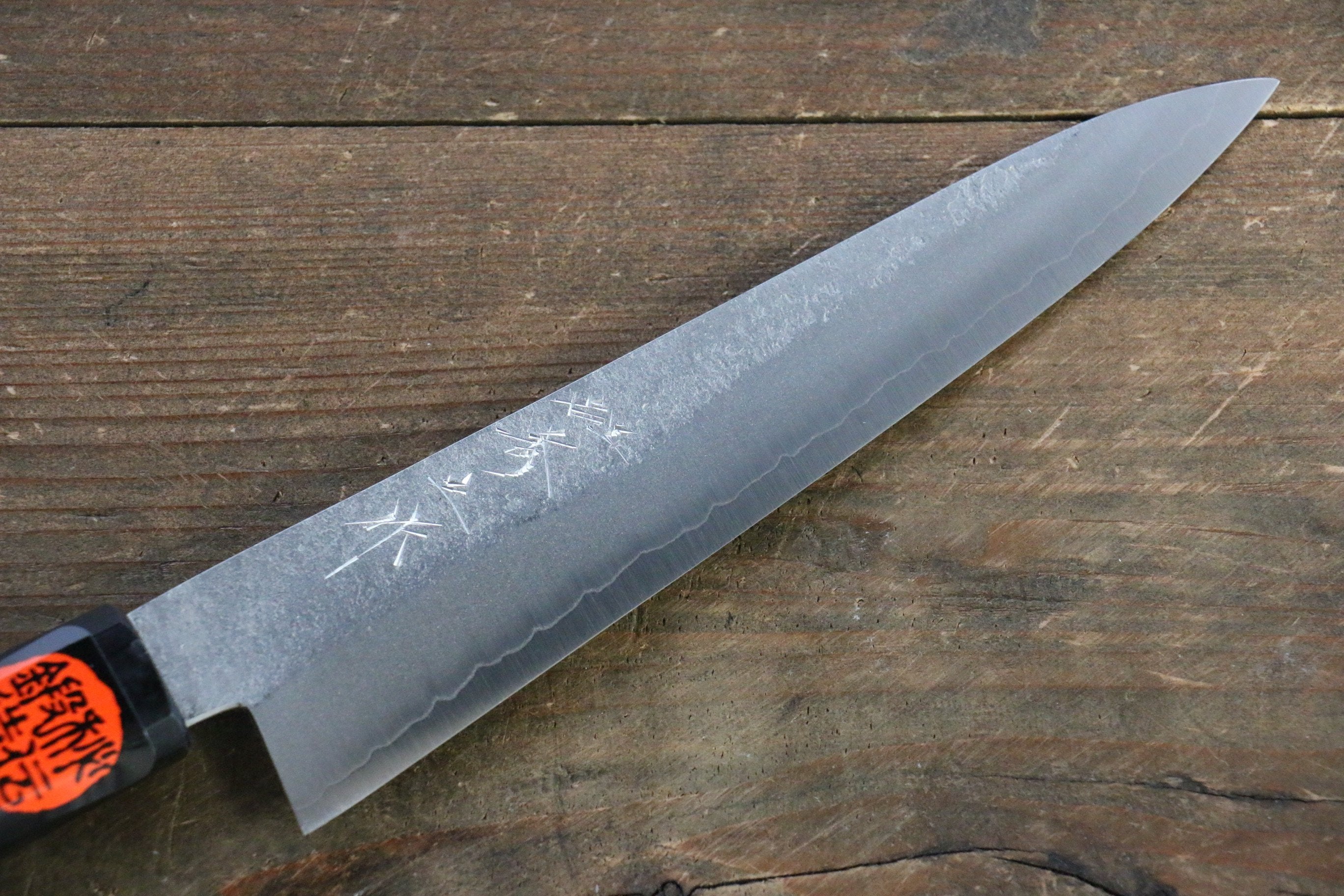 Shigeki Tanaka Silver Steel No.3 Nashiji Petty-Utility 150mm Walnut Handle - Seisuke Knife