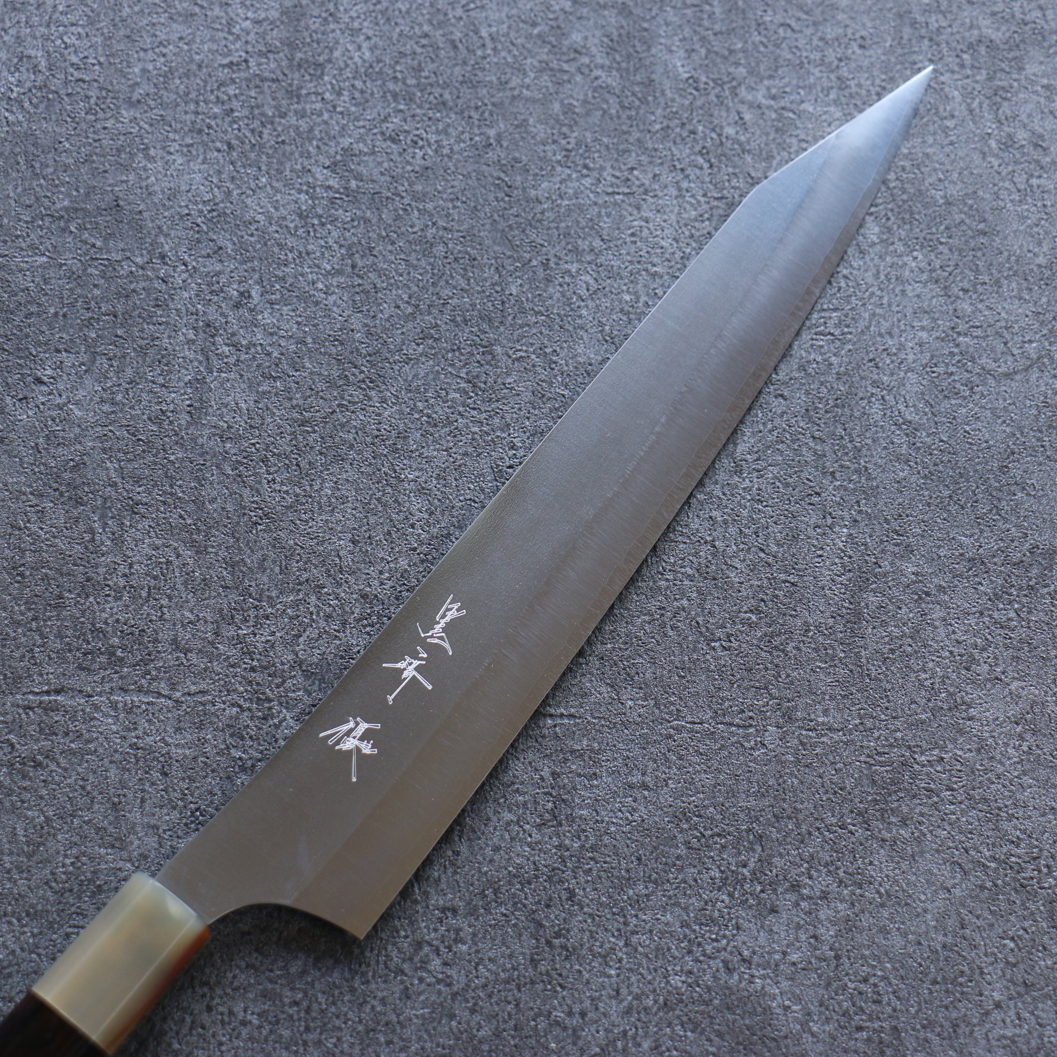 Yu Kurosaki New Gekko VG-XEOS Sujihiki 270mm Ebony Wood (ferrule: White Water Buffalo Horn) Handle - Seisuke Knife