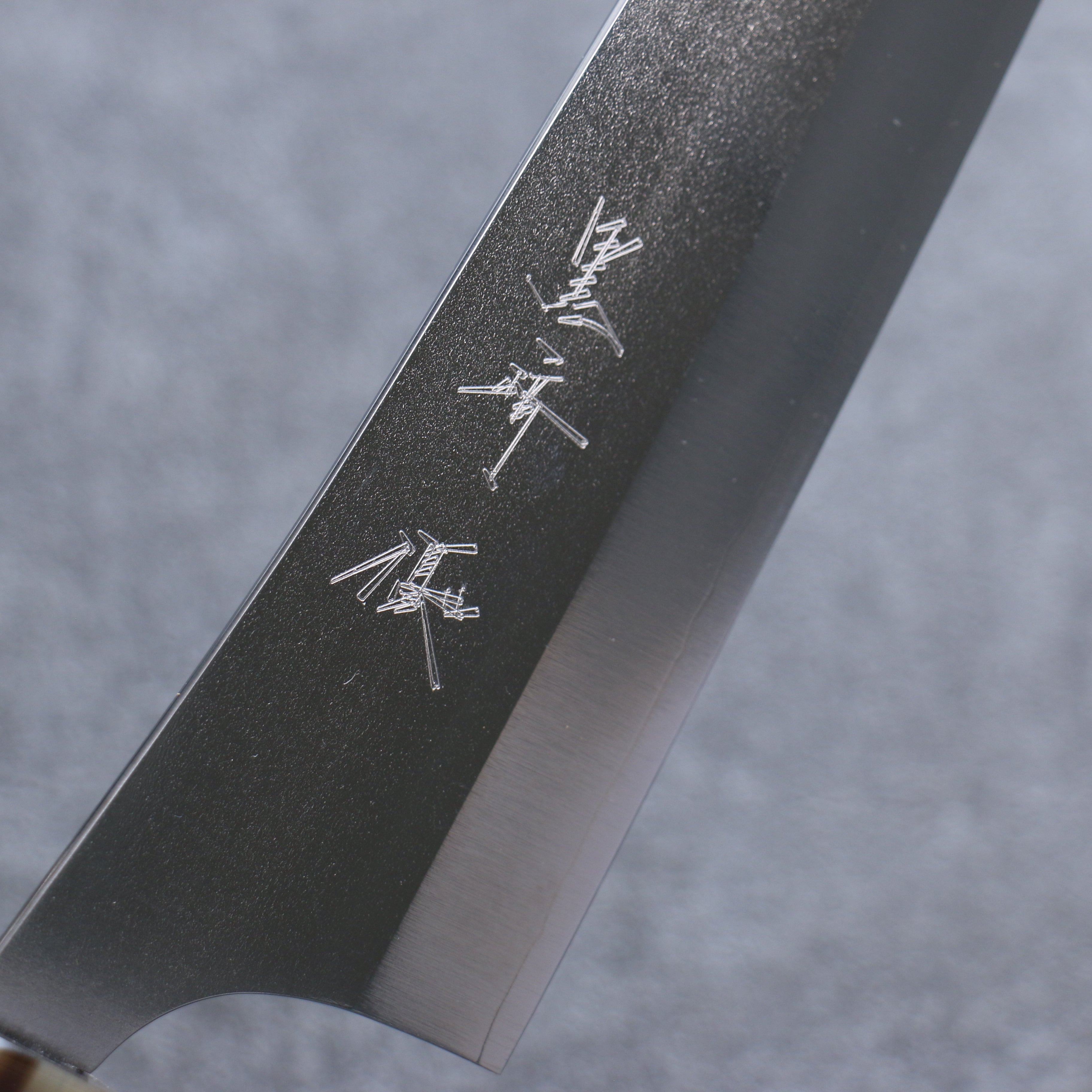 Yu Kurosaki New Gekko VG-XEOS Gyuto 240mm Ebony Wood & White Water Buffalo Horn Handle - Seisuke Knife