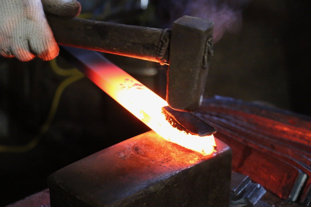 Shigeki Tanaka Blue Steel No.2 Damascus Gyuto 180mm with Walnut Handle - Seisuke Knife