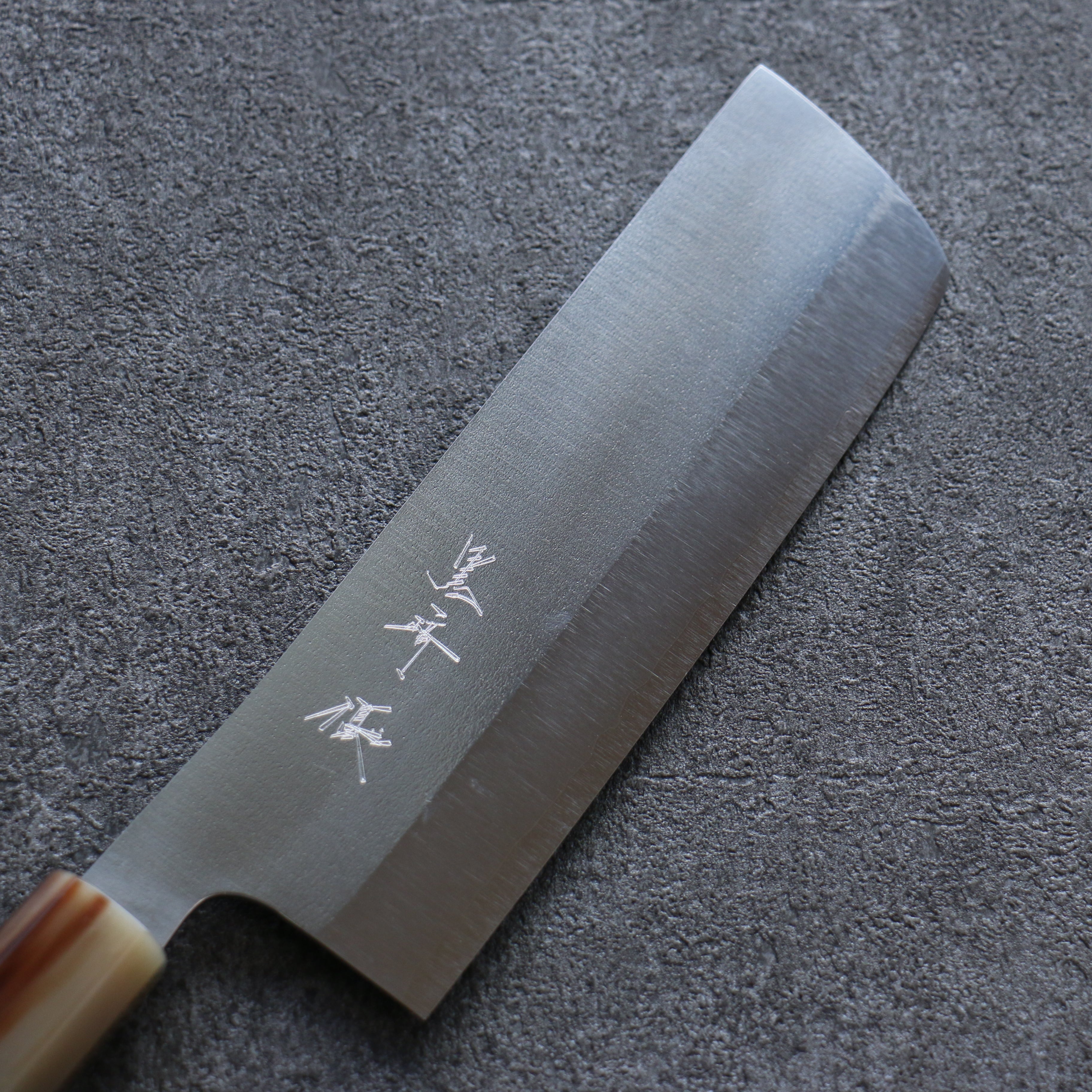 Yu Kurosaki New Gekko VG-XEOS Nakiri 165mm Ebony Wood (ferrule: White Water Buffalo Horn) Handle - Seisuke Knife