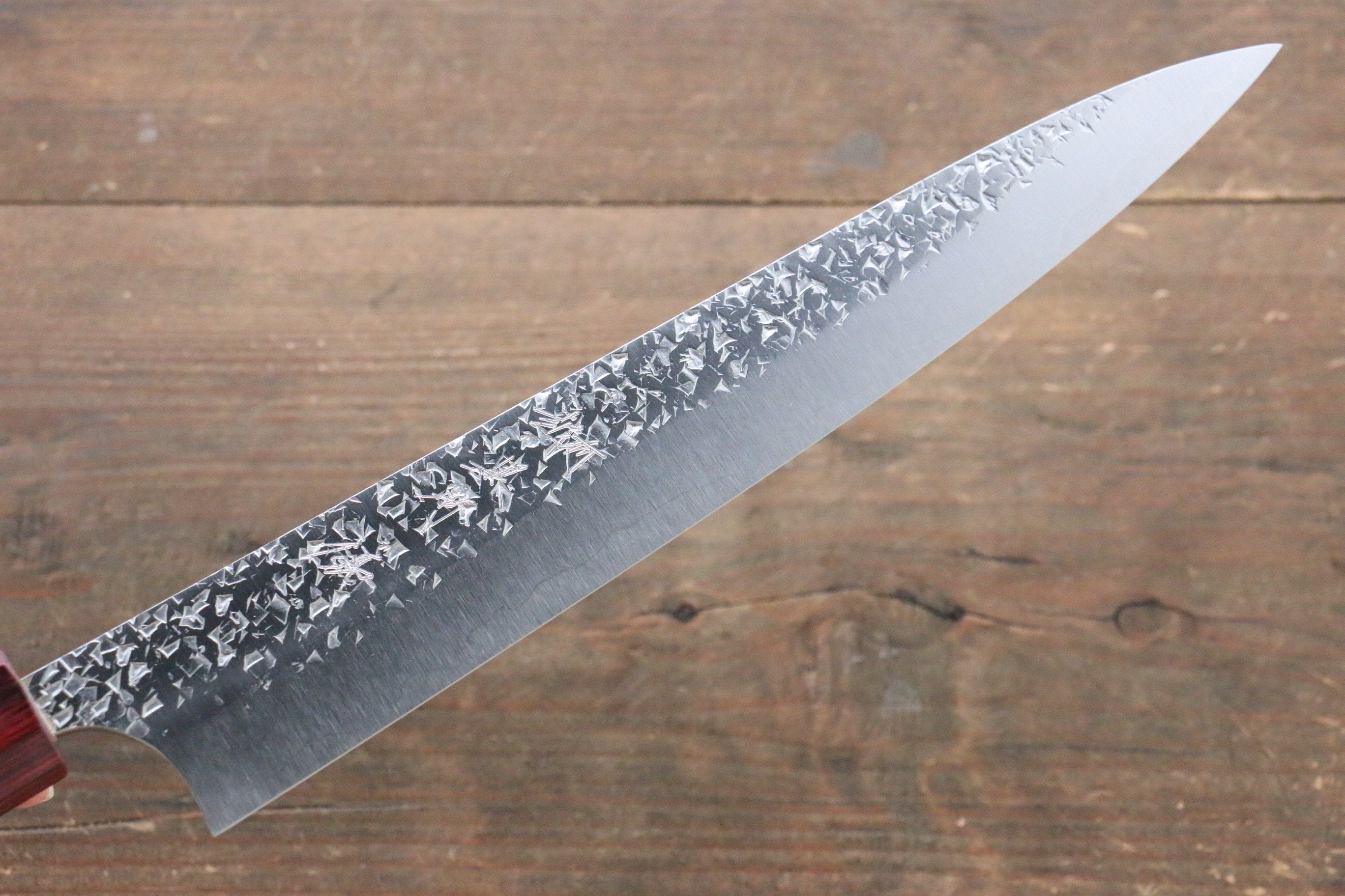 Yu Kurosaki Shizuku SG2 Hammered Sujihiki 240mm - Seisuke Knife