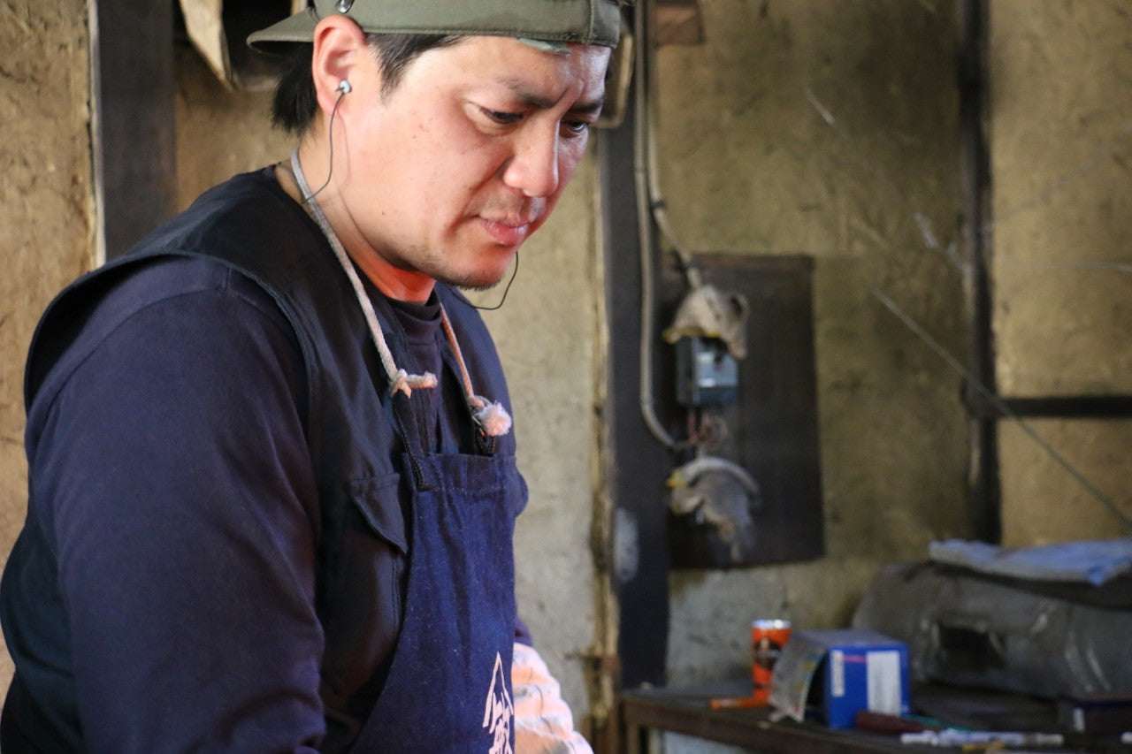 Shigeki Tanaka VG10 17 Layer Damascus Gyuto 210mm Red Pakka wood Handle - Seisuke Knife