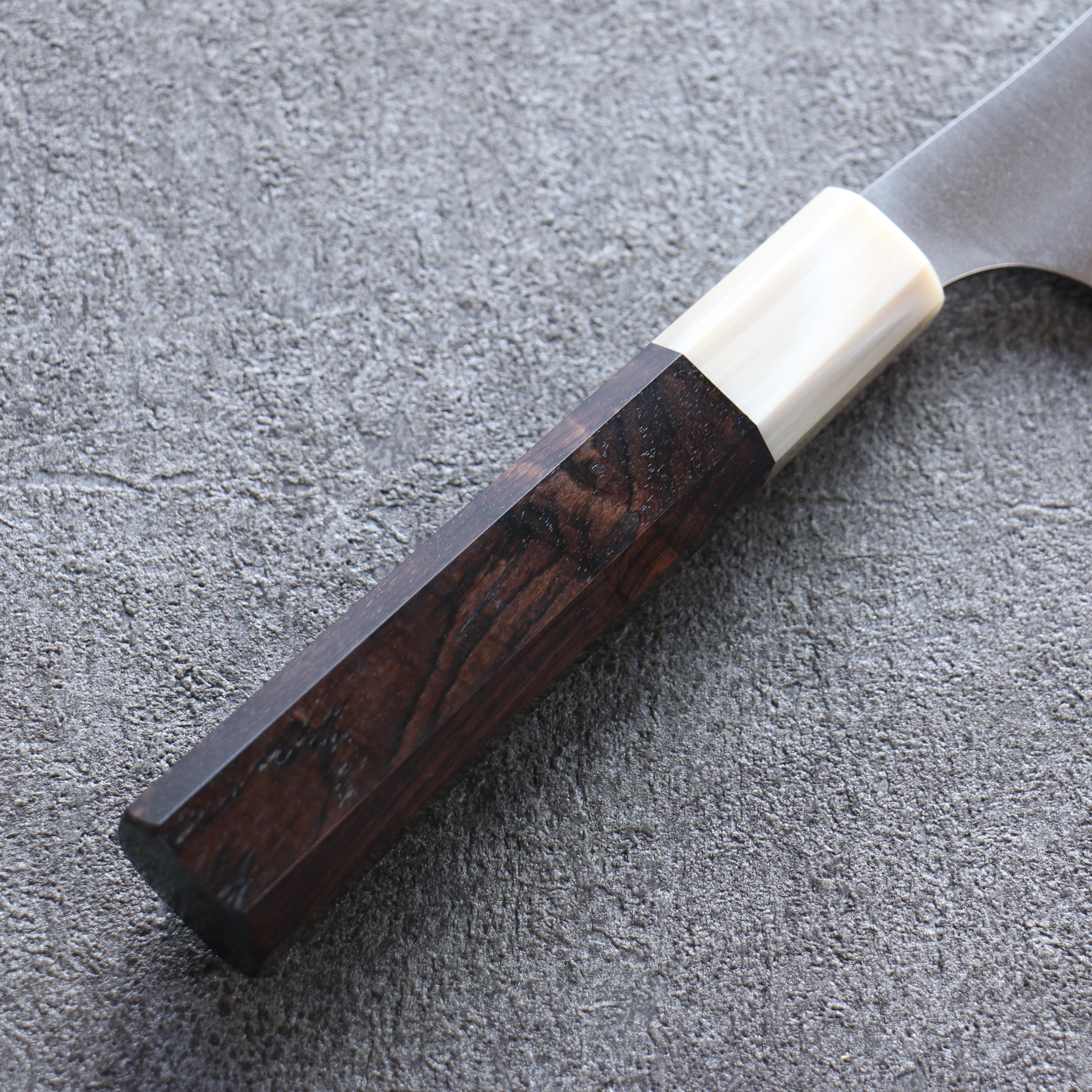Yu Kurosaki New Gekko VG-XEOS Bunka 170mm Ebony Wood (ferrule: White Water Buffalo Horn) Handle - Seisuke Knife