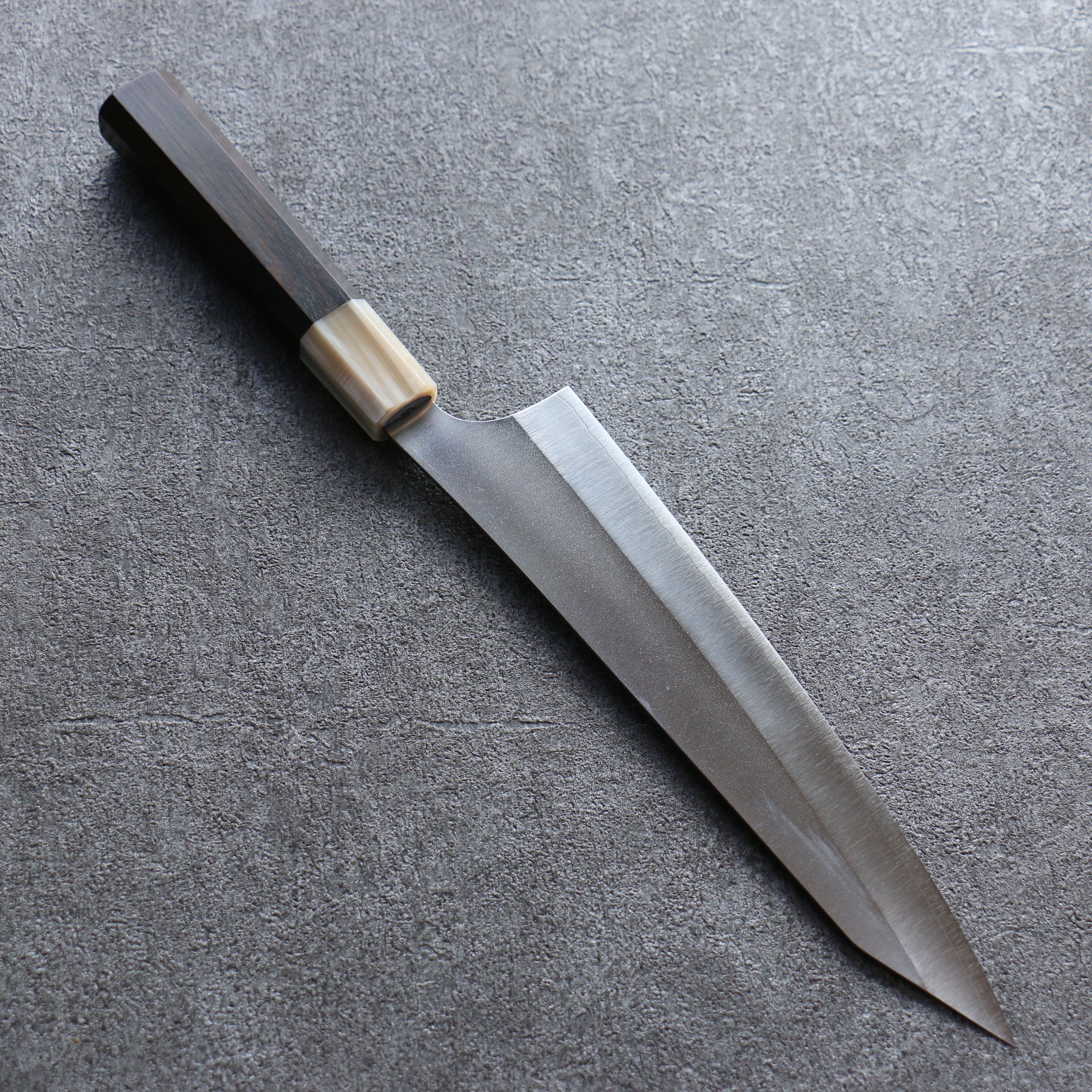 Yu Kurosaki New Gekko VG-XEOS Gyuto 210mm Ebony Wood (ferrule: White Water Buffalo Horn) Handle - Seisuke Knife