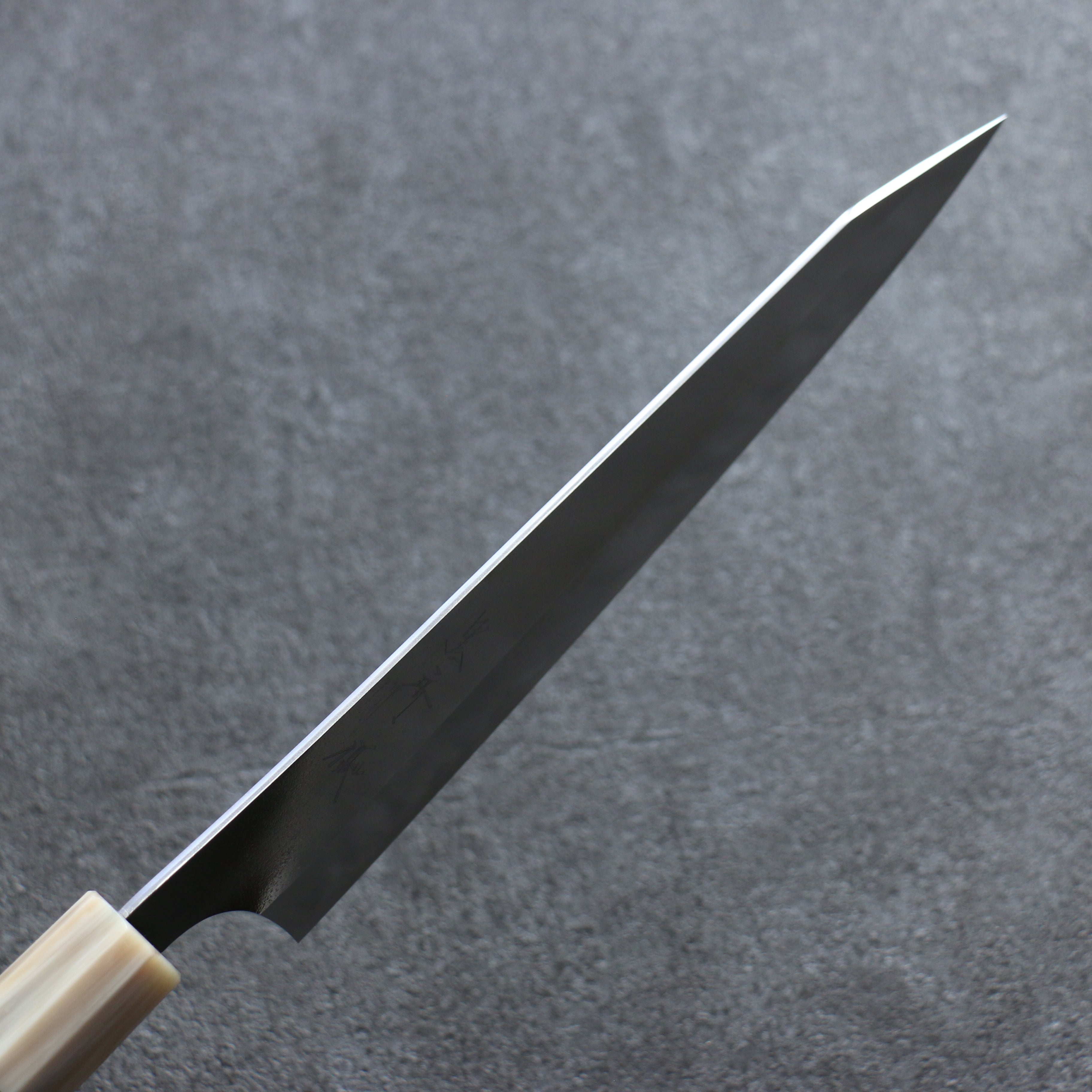 Yu Kurosaki New Gekko VG-XEOS Gyuto 210mm Ebony Wood (ferrule: White Water Buffalo Horn) Handle - Seisuke Knife