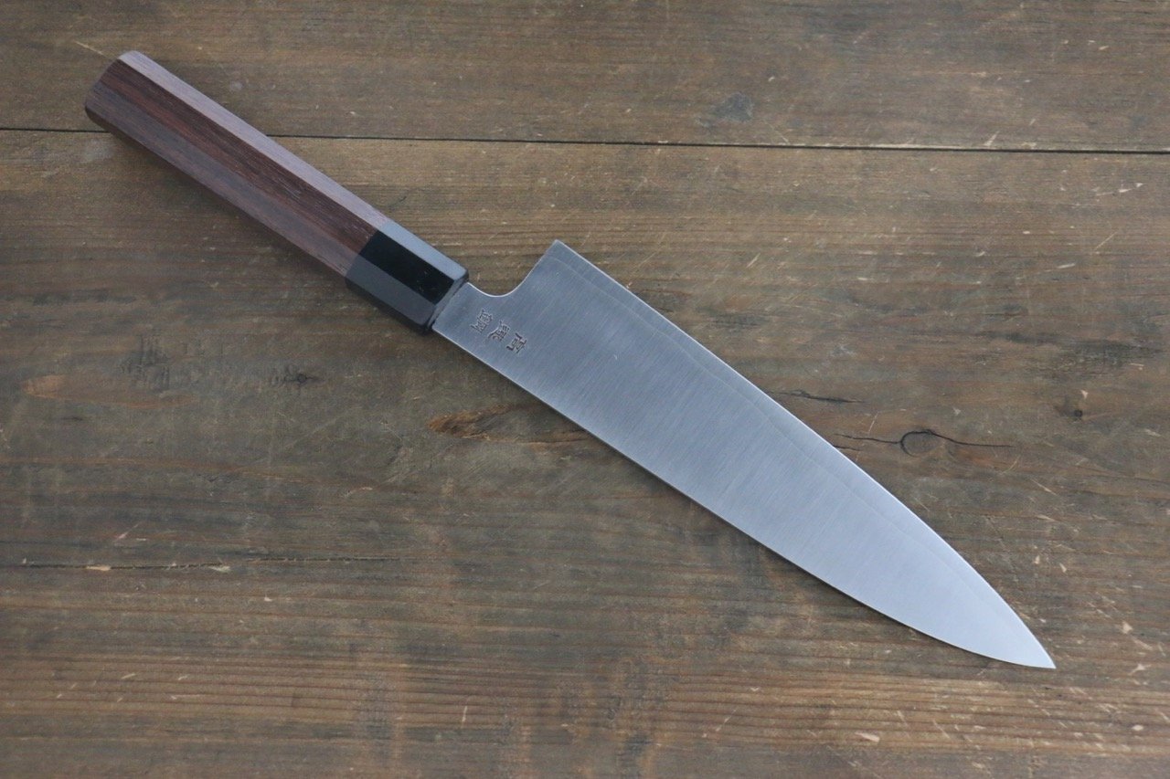Sukenari HAP40 3 Layer Gyuto 210mm with Shitan Handle - Seisuke Knife