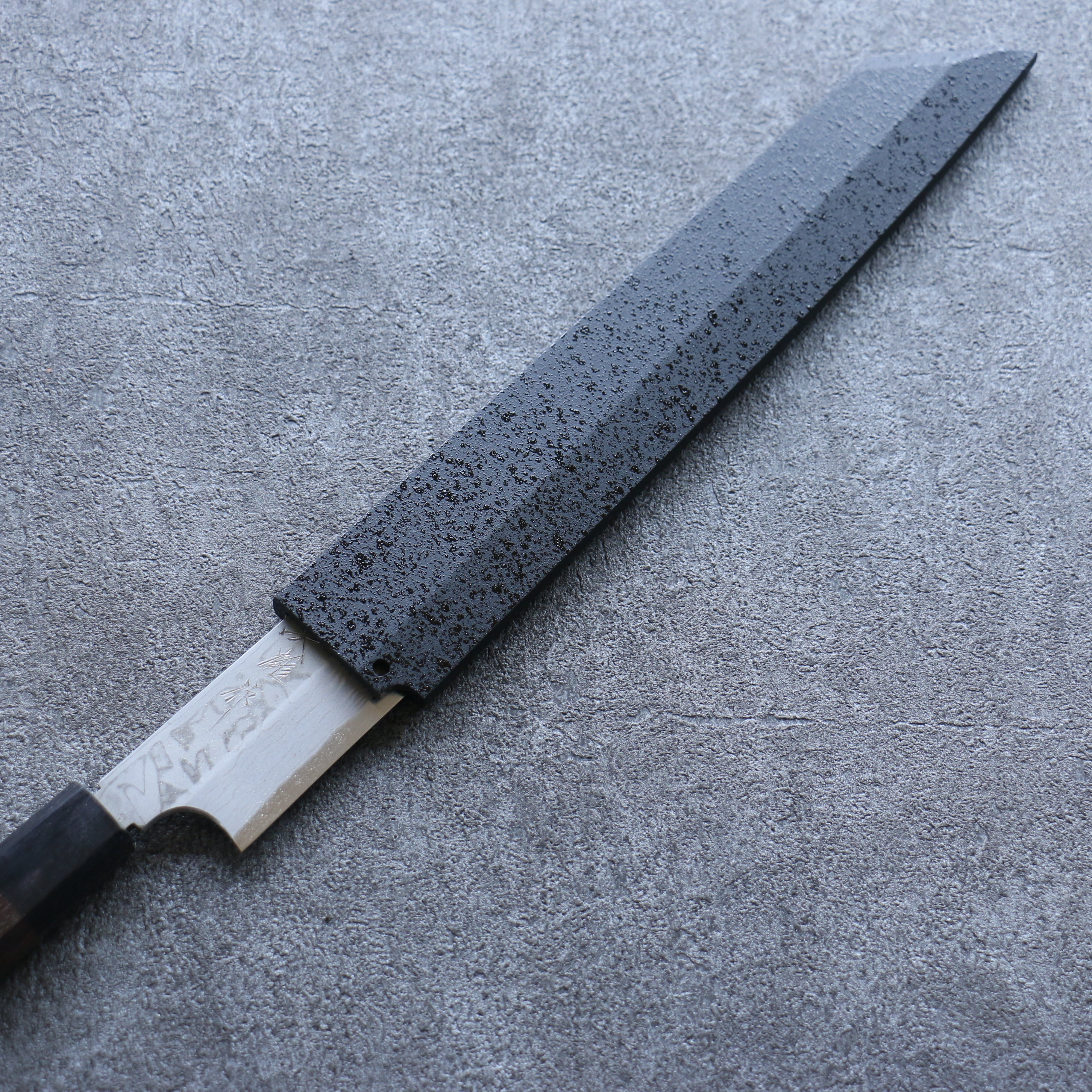 Kuroshime Magnolia Sheath for 240mm Kiritsuke Yanagiba with Plywood pin Kaneko - Seisuke Knife