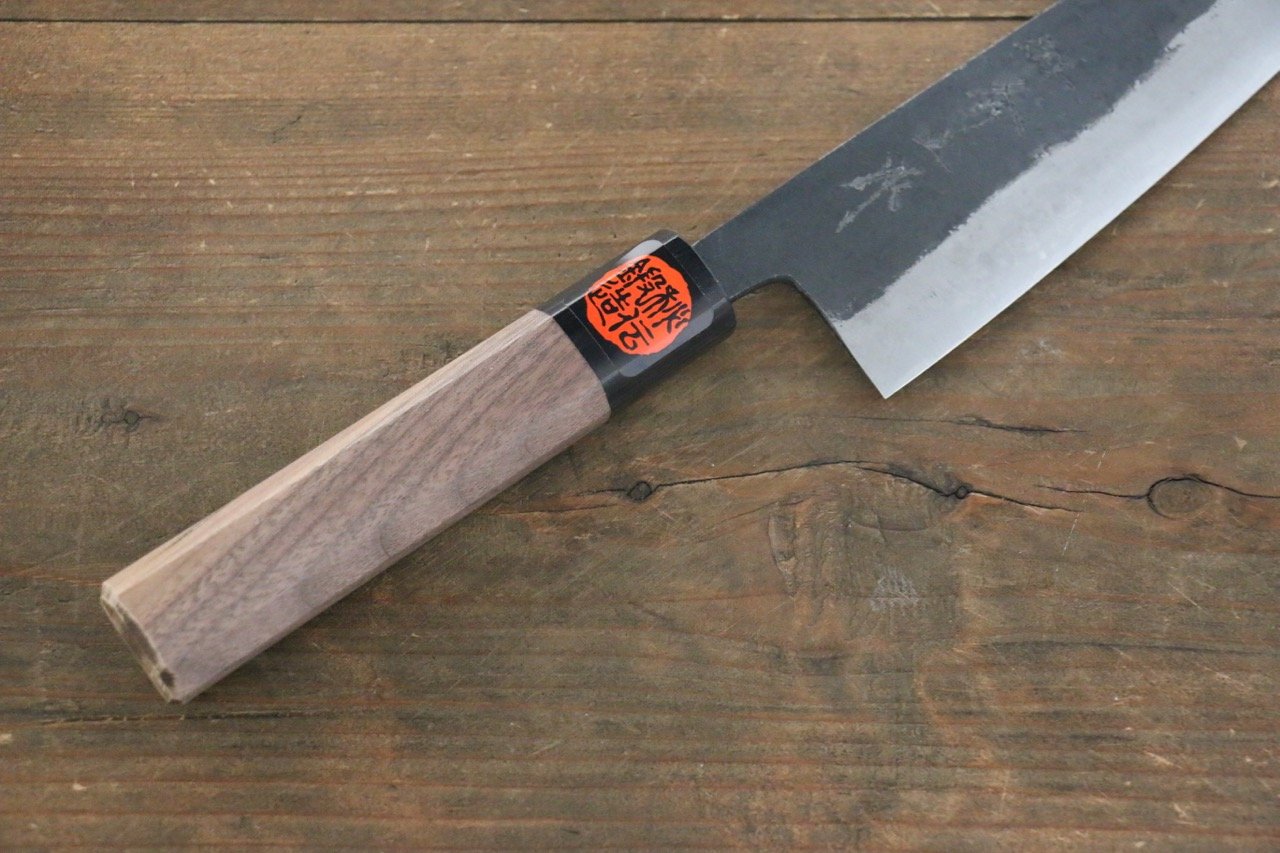 Shigeki Tanaka Blue Steel No.2 TEKKA Kurouchi Gyuto Japanese Chef Knife 180mm - Seisuke Knife