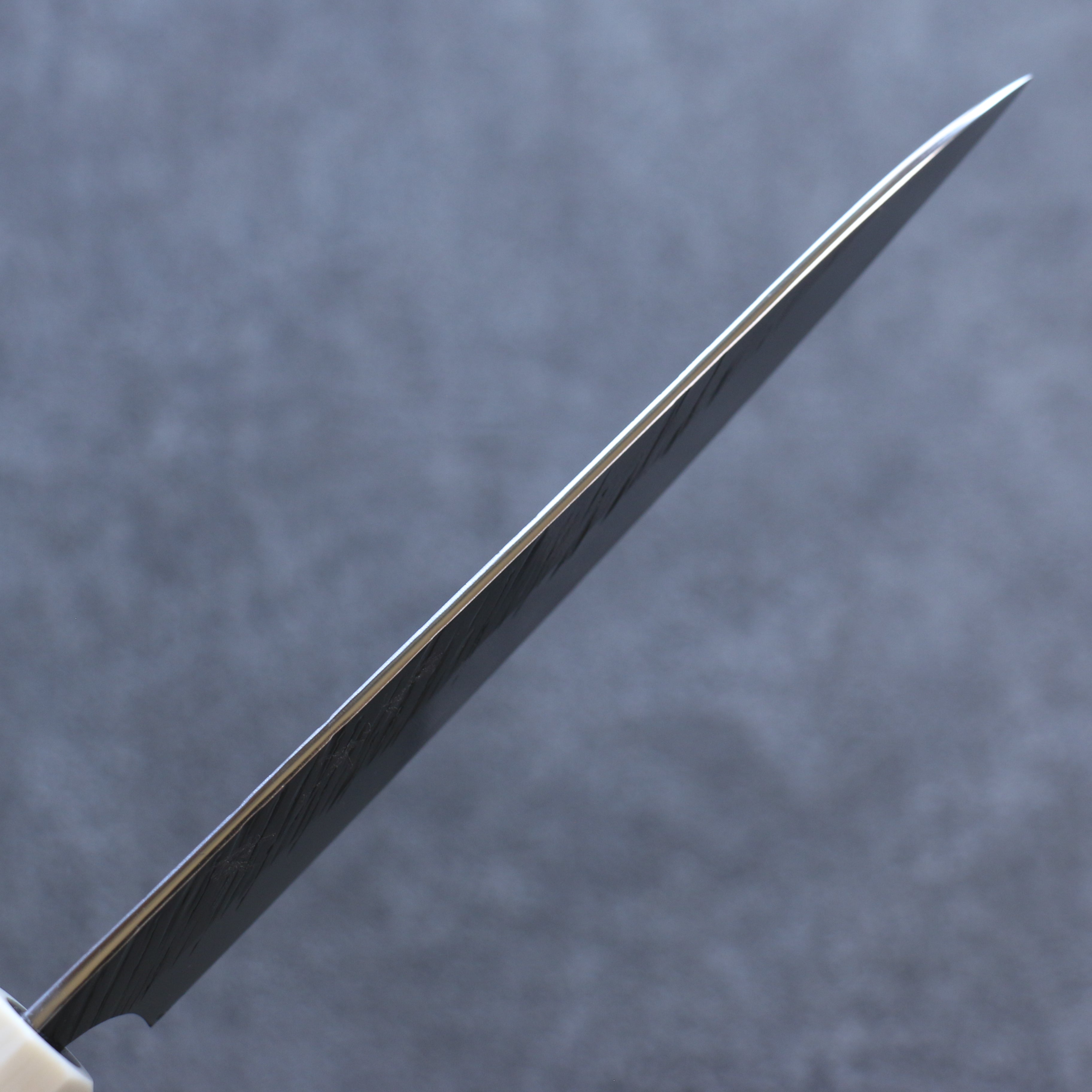 Yu Kurosaki Fujin SG2 Hammered Petty-Utility 150mm Stabilized wood (Birch Burl) Handle - Seisuke Knife