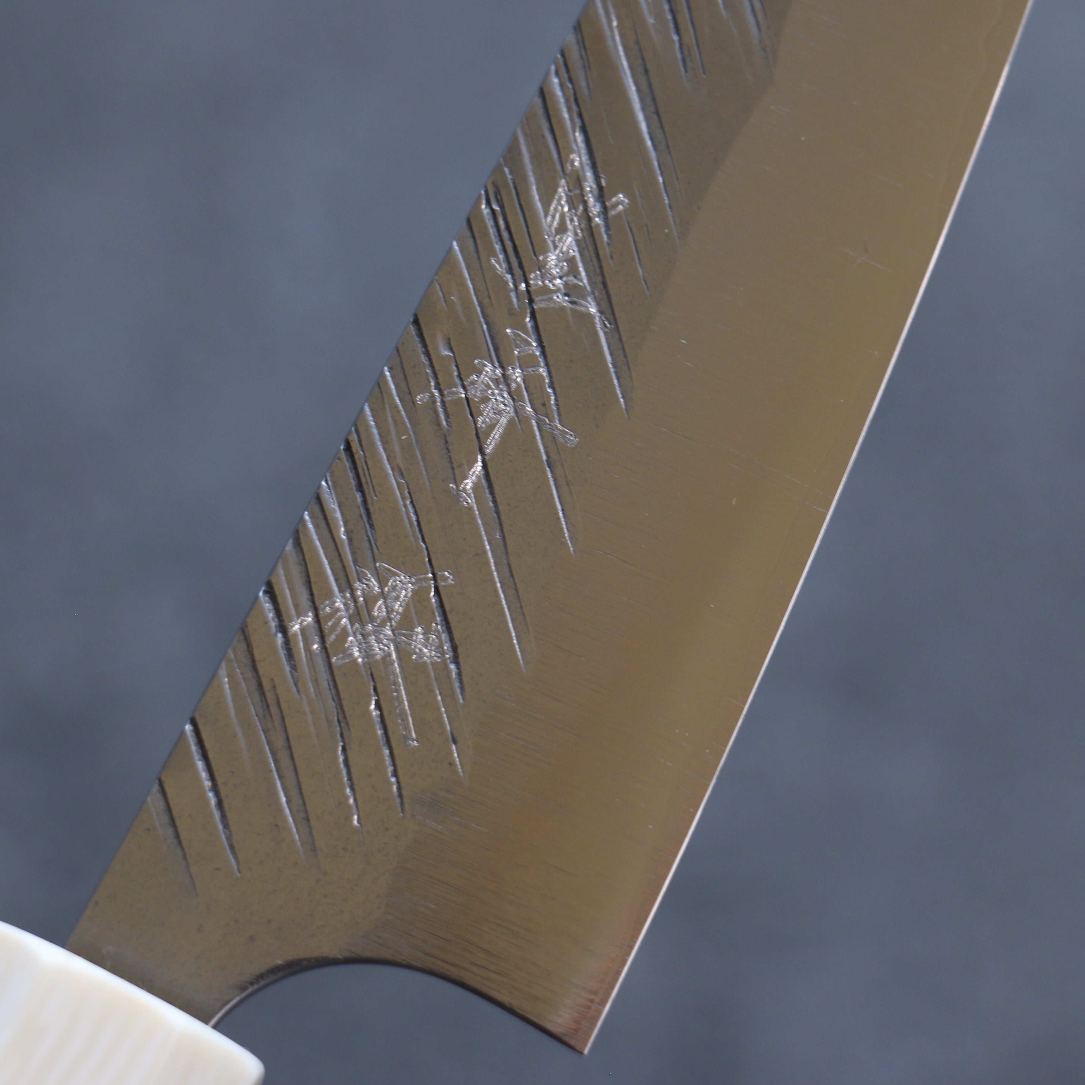 Yu Kurosaki Fujin SG2 Hammered Petty-Utility 120mm Stabilized wood (Birch Burl) Handle - Seisuke Knife