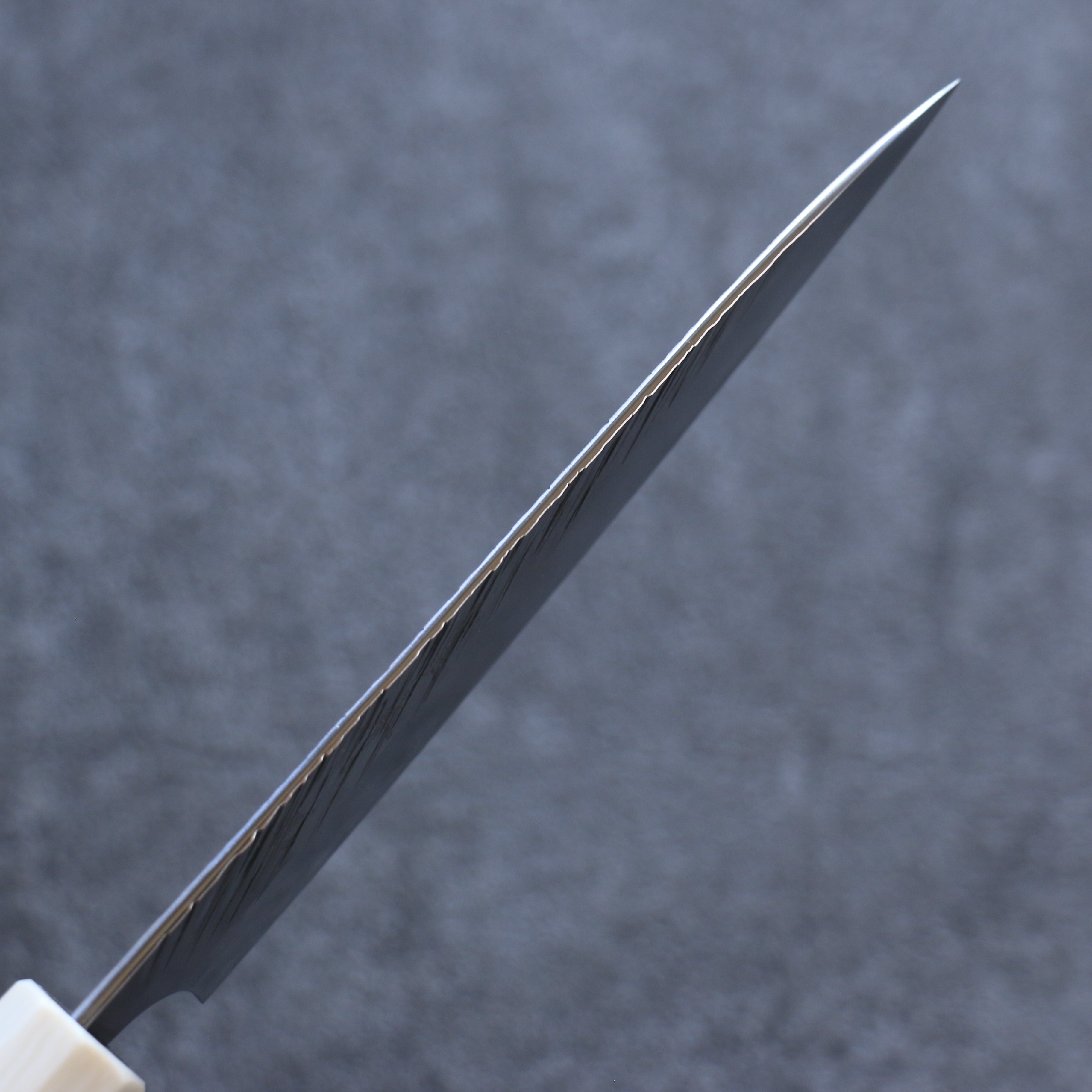 Yu Kurosaki Fujin SG2 Hammered Petty-Utility 120mm Stabilized wood (Birch Burl) Handle - Seisuke Knife