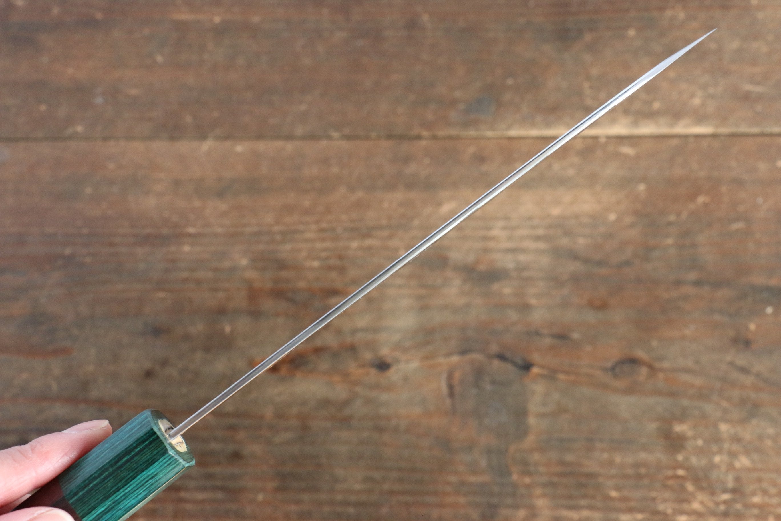 Yu Kurosaki Juhyo SG2 Hammered Santoku 165mm with Shitan Handle - Seisuke Knife