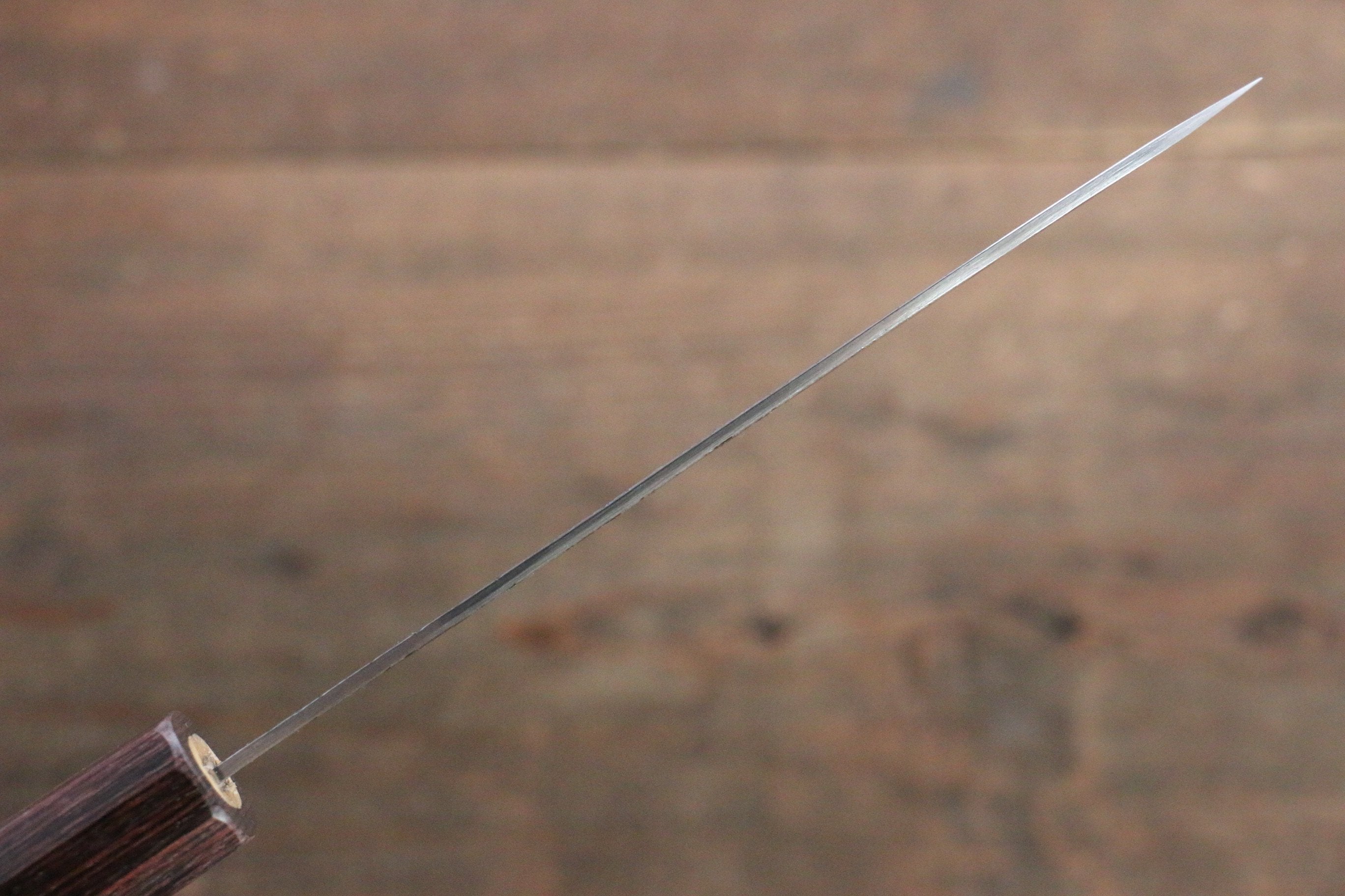 Yu Kurosaki Fujin Blue Super Hammered Petty-Utility 120mm Keyaki (Japanese Elm) Handle - Seisuke Knife