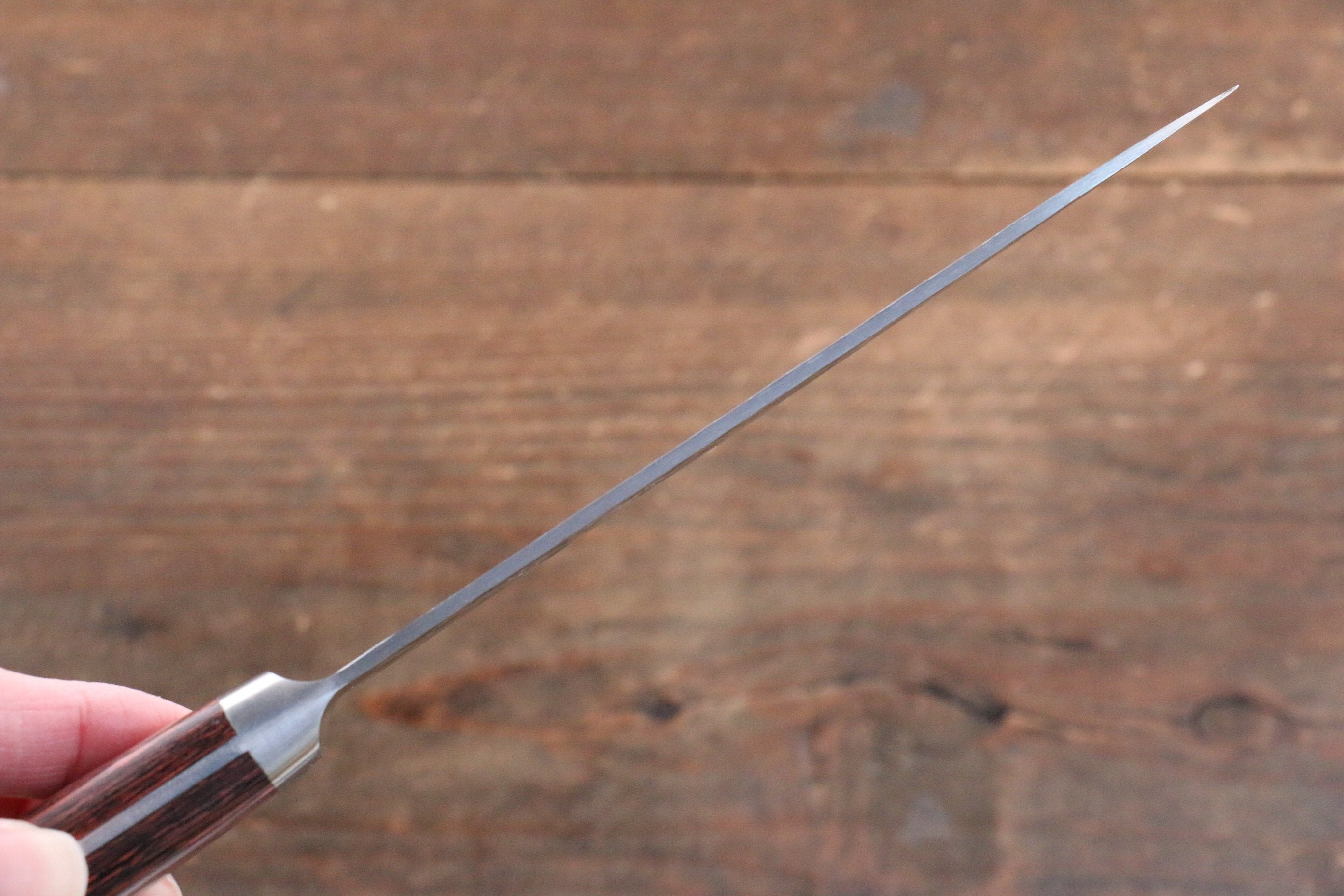 Seisuke VG10 33 Layer Damascus Petty-Utility 135mm Mahogany Handle with Sheath - Seisuke Knife
