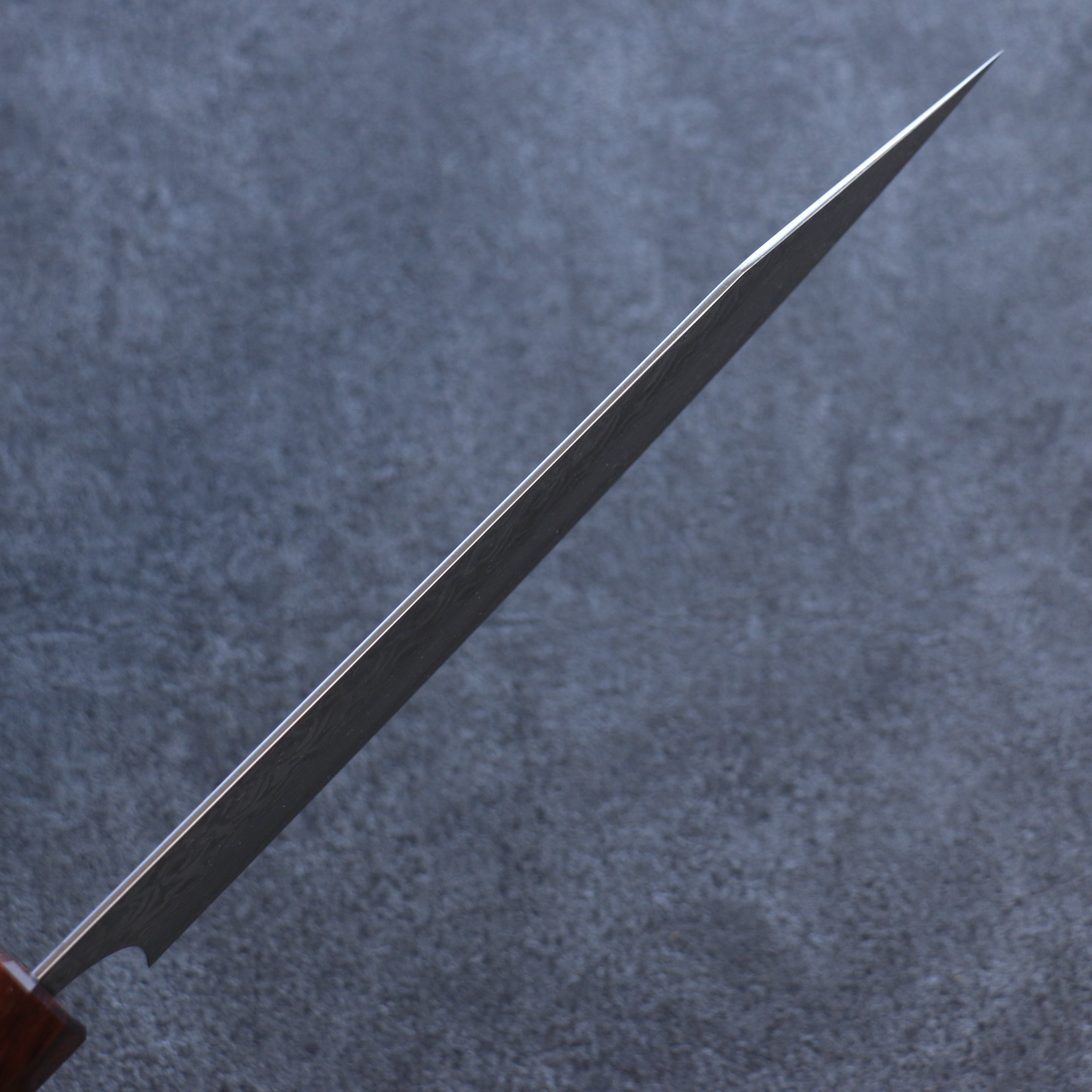 Yoshimi Kato SG2 Damascus Kiritsuke Gyuto 210mm Padoauk(Turquoise Ring) Handle - Seisuke Knife