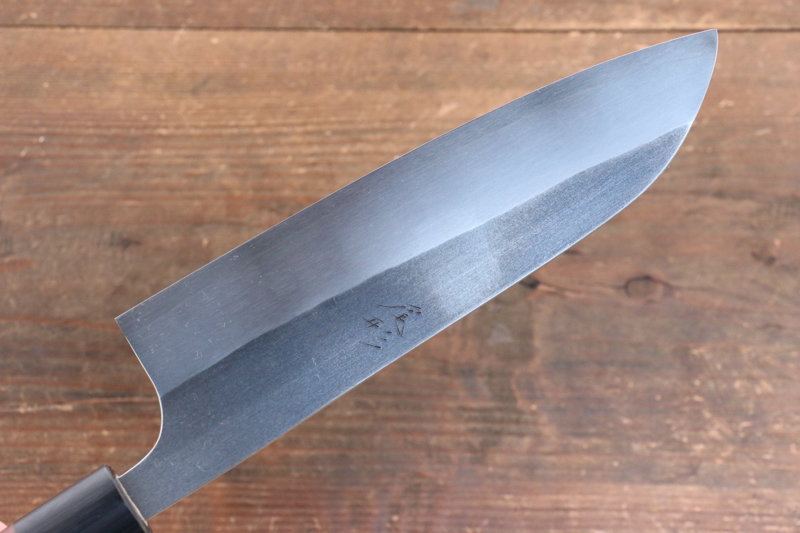 Shungo Ogata SG2 Kurouchi Black Finished Santoku 180mm Shitan Handle - Seisuke Knife