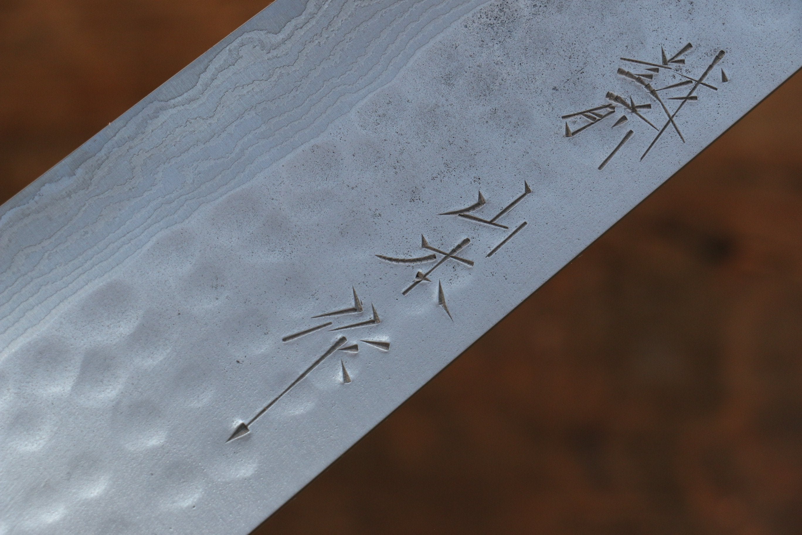 Nao Yamamoto SRS13 Black Damascus Gyuto 240mm Cherry Blossoms Handle - Seisuke Knife
