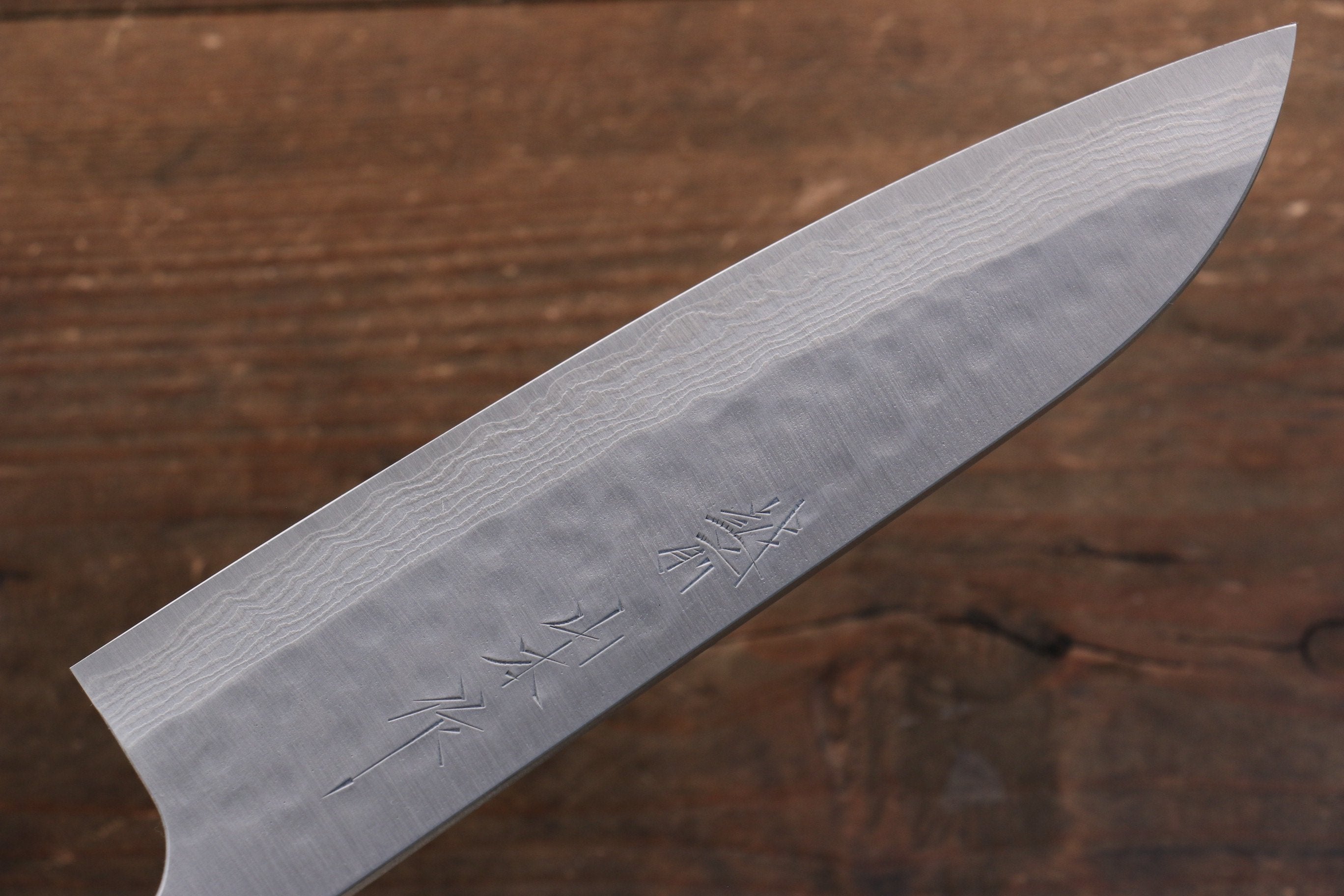 Nao Yamamoto SRS13 Black Damascus Santoku 165mm Cherry Blossoms Handle - Seisuke Knife