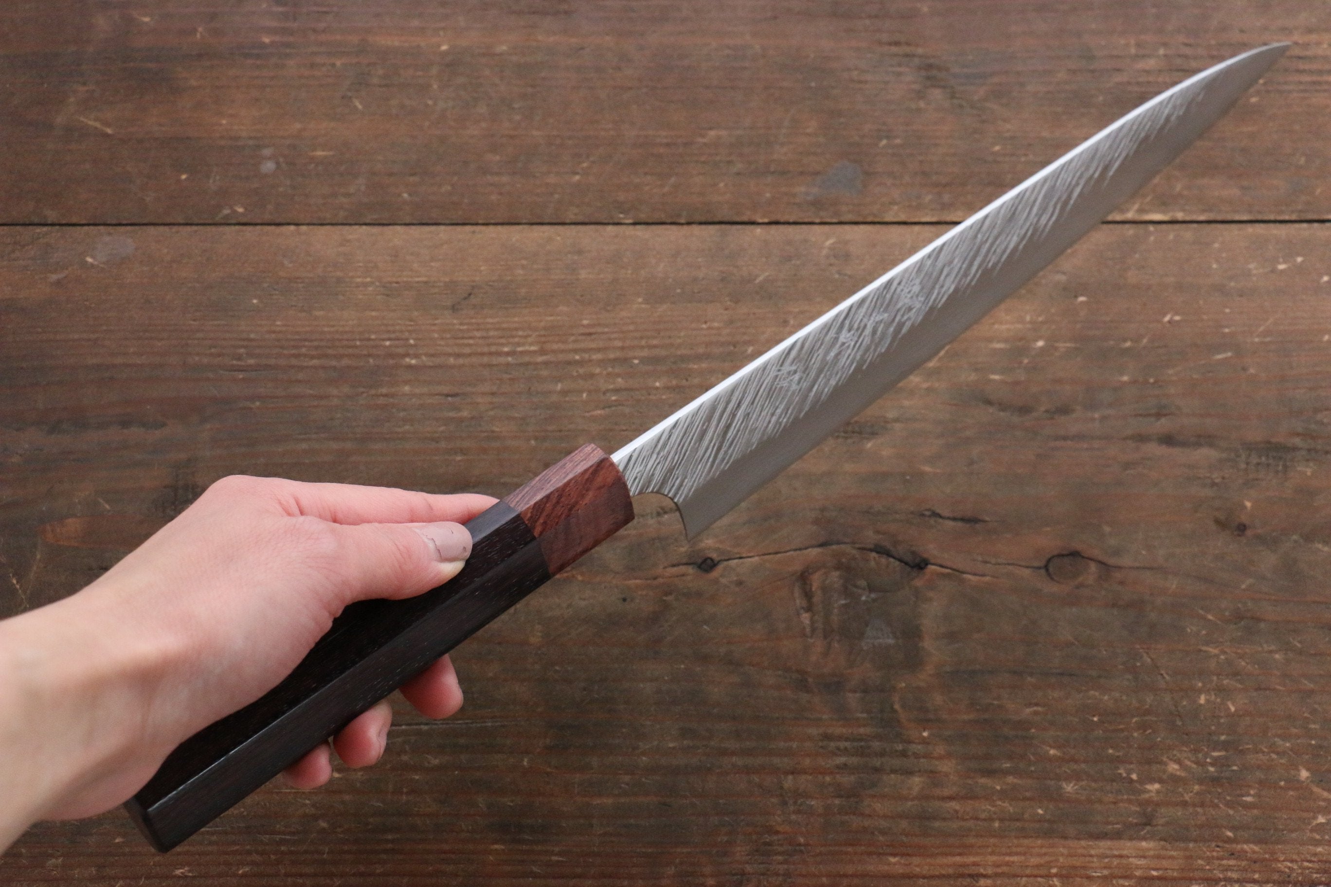 Yu Kurosaki Fujin VG10 Damascus Sujihiki 240mm - Seisuke Knife