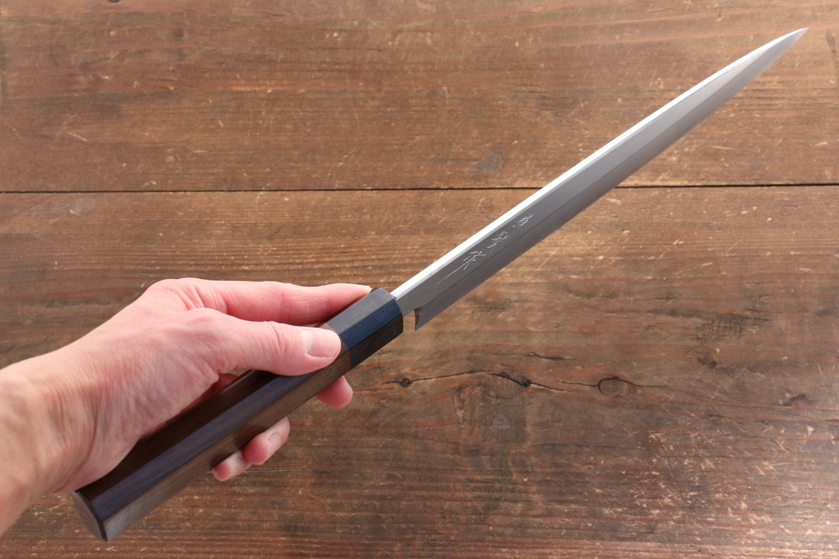 Makoto Tadokoro White Steel Yanagiba 270mm Shitan Handle - Seisuke Knife