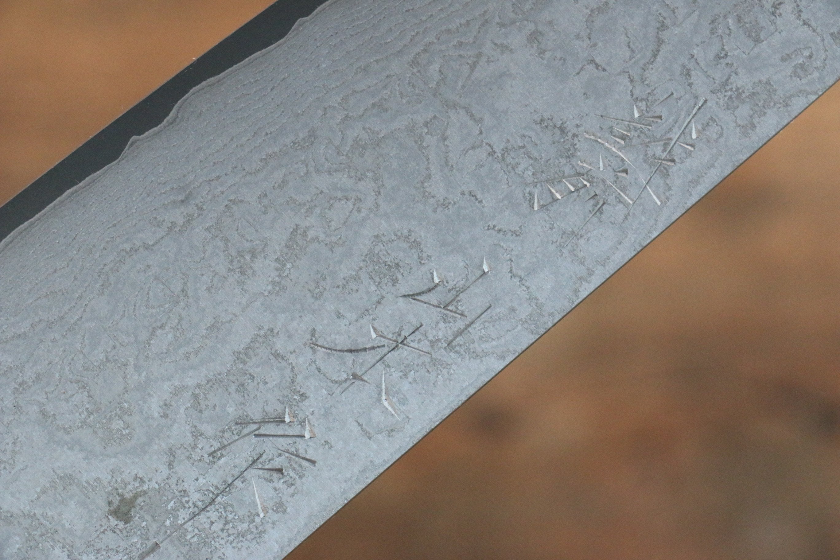 Nao Yamamoto VG10 Black Damascus Santoku 180mm Black Pakka wood - Seisuke Knife