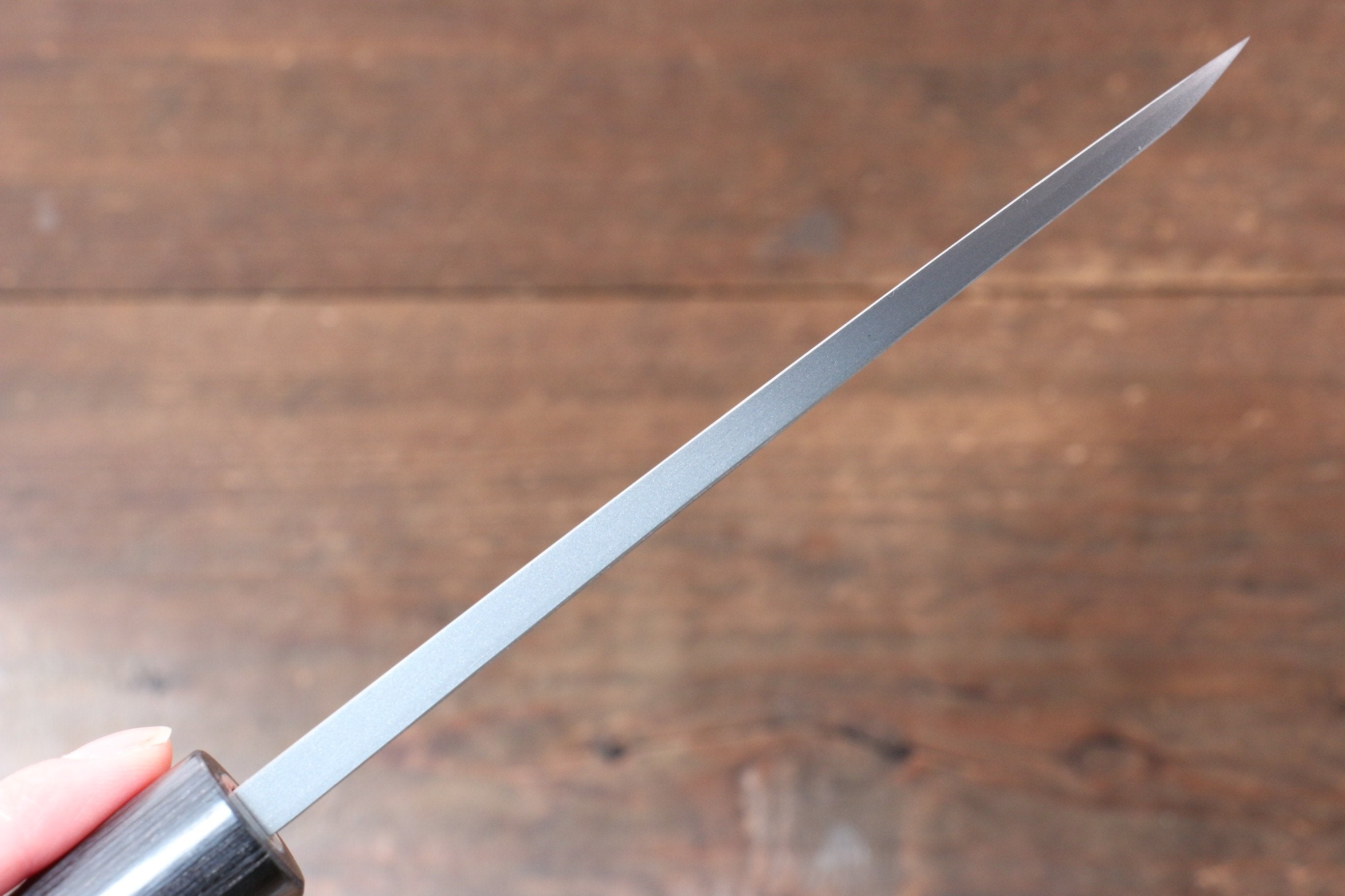Nao Yamamoto Silver Steel No.3 Nashiji Deba 150mm Shitan Handle - Seisuke Knife