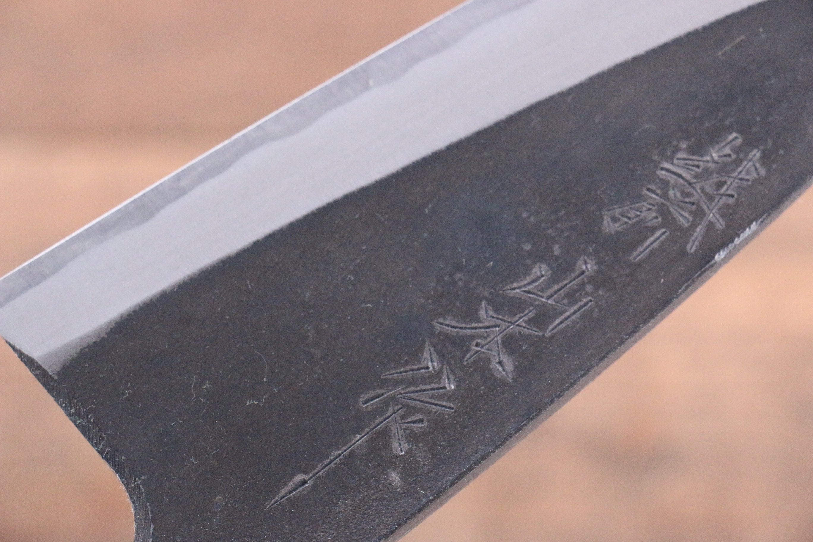 Nao Yamamoto White Steel No.1 Kurouchi Deba 150mm with Bubinga Wood Handle - Seisuke Knife