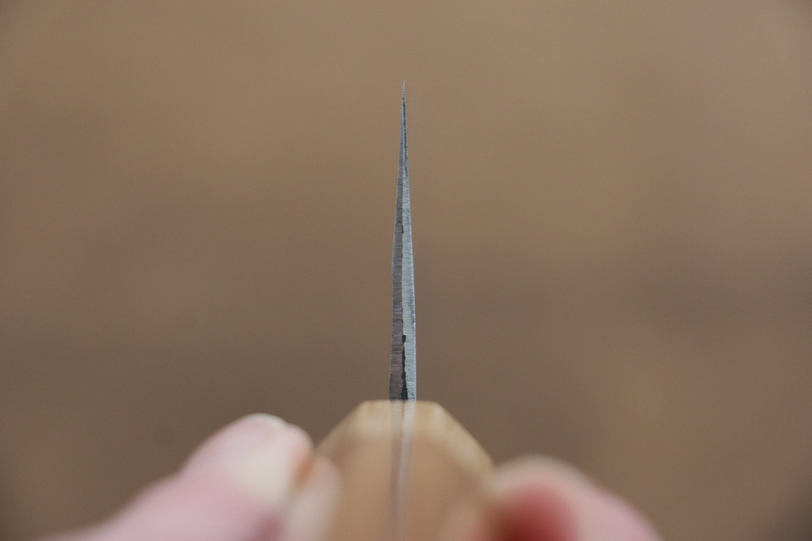 Kunihira VG1 Hammered Santoku 170mm with Morado Handle - Seisuke Knife