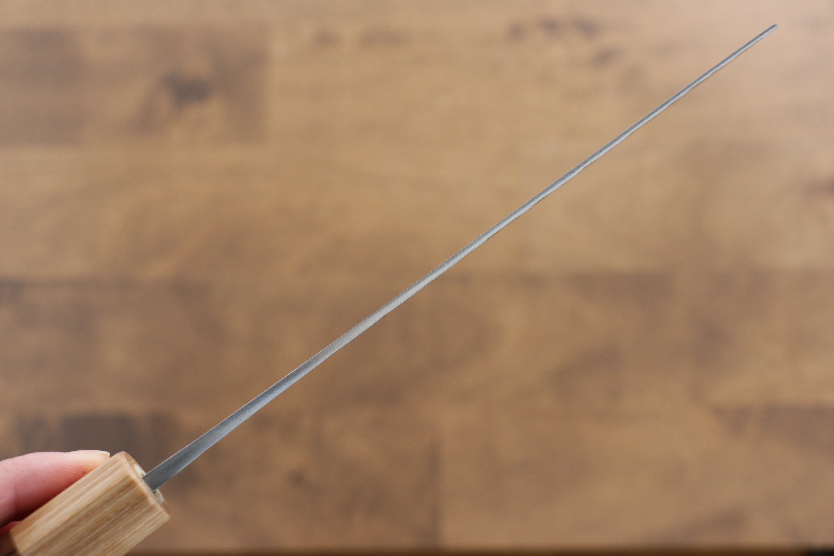 Kunihira VG1 Hammered Nakiri 165mm with Morado Handle - Seisuke Knife