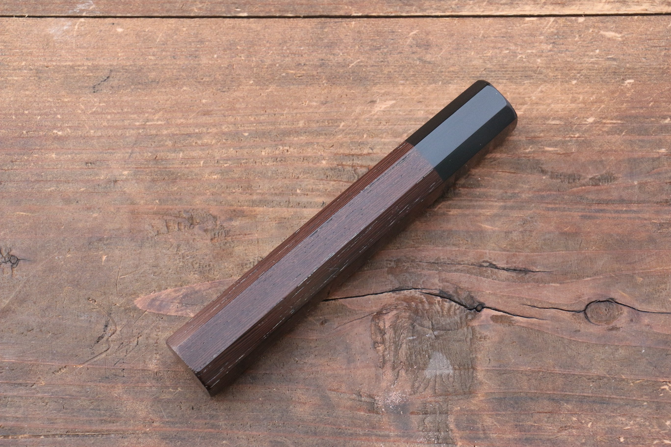 Octagonal Wenge Knife Handle (Large) - Seisuke Knife