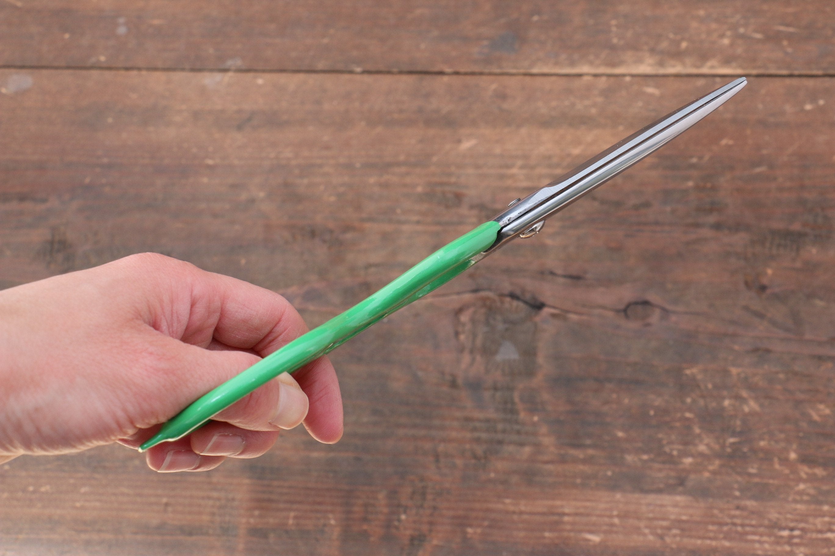 Diawoo Stainless Kitchen Scissors Green Handle - Seisuke Knife