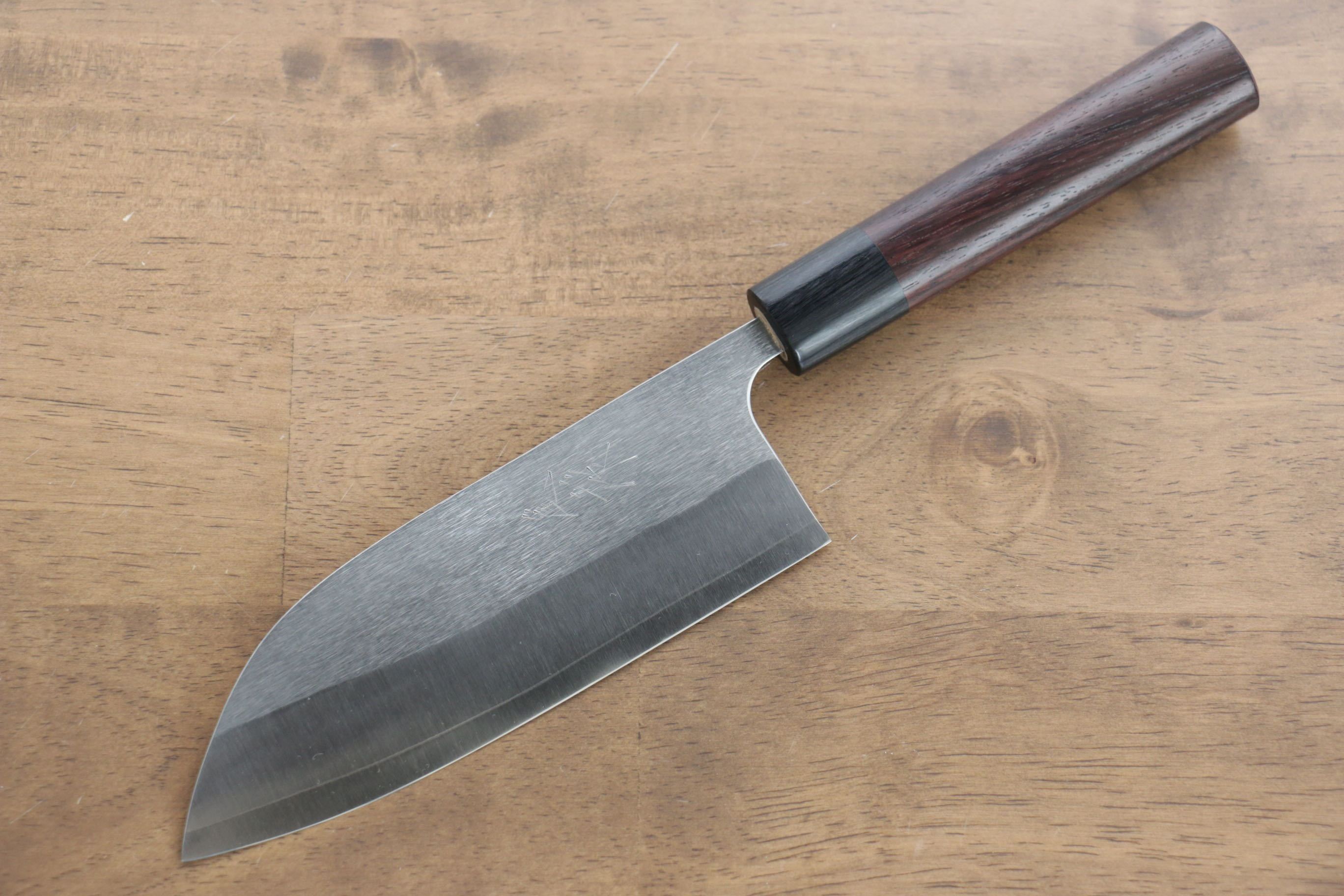 Shungo Ogata SG2 Santoku 150mm Shitan Handle - Seisuke Knife