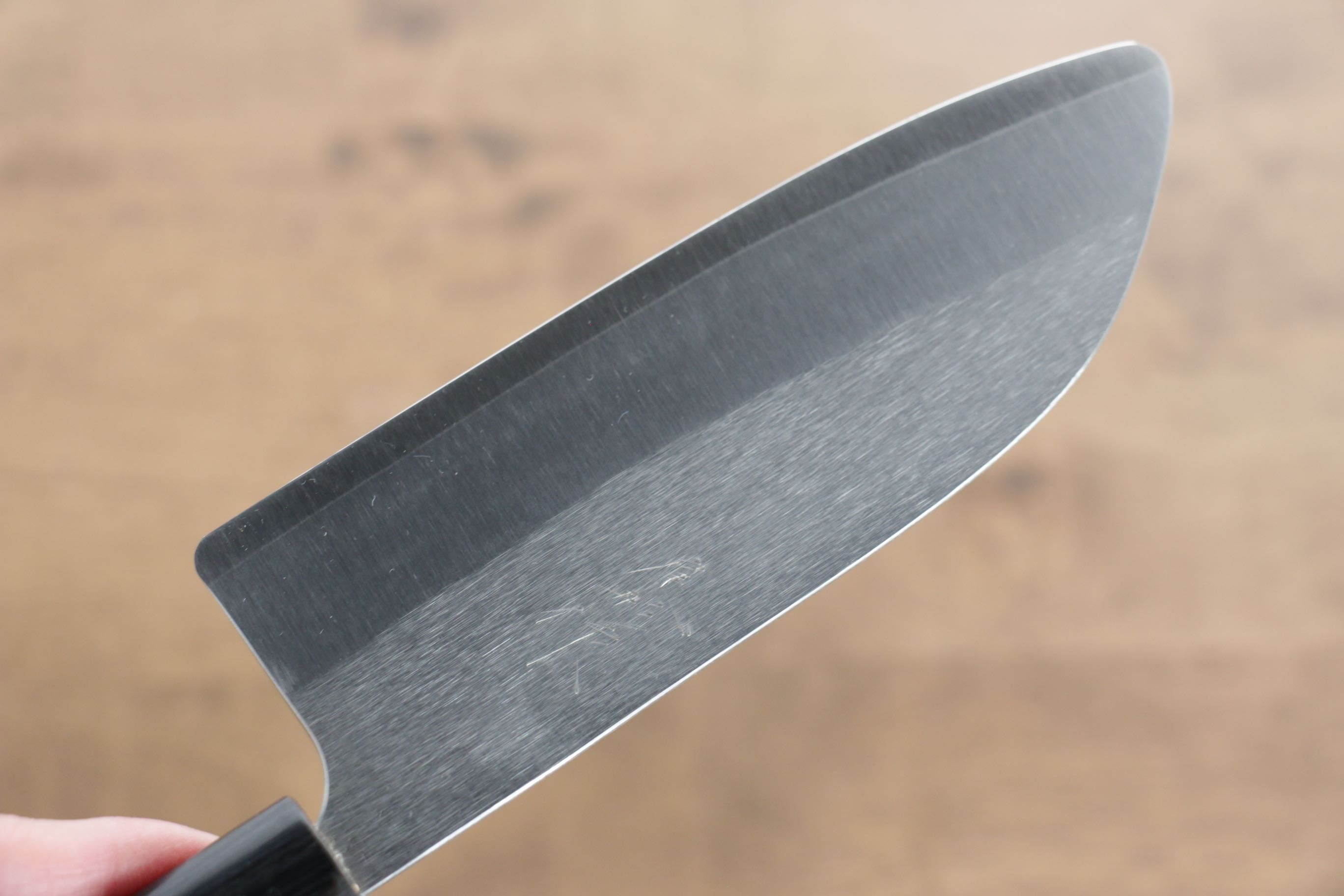 Shungo Ogata SG2 Santoku(Maru) 150mm Shitan Handle - Seisuke Knife