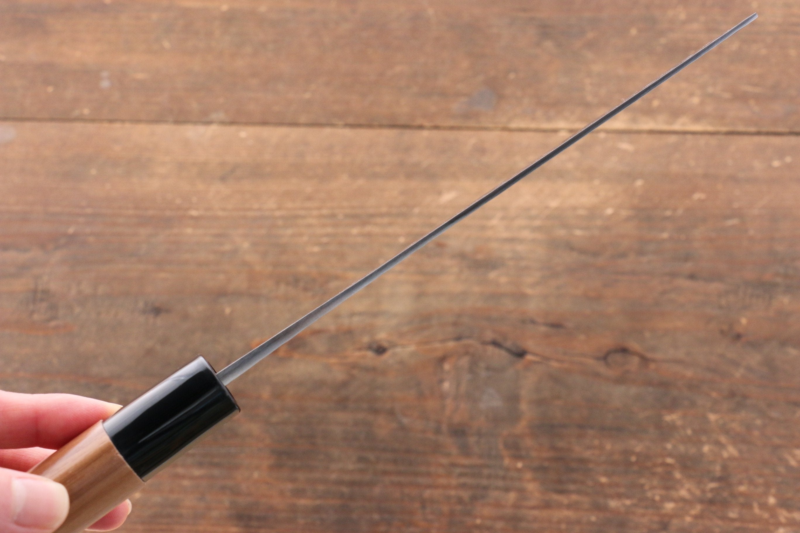 Kunihira Tanryu VG1 Damascus Nakiri 165mm Walnut Handle - Seisuke Knife