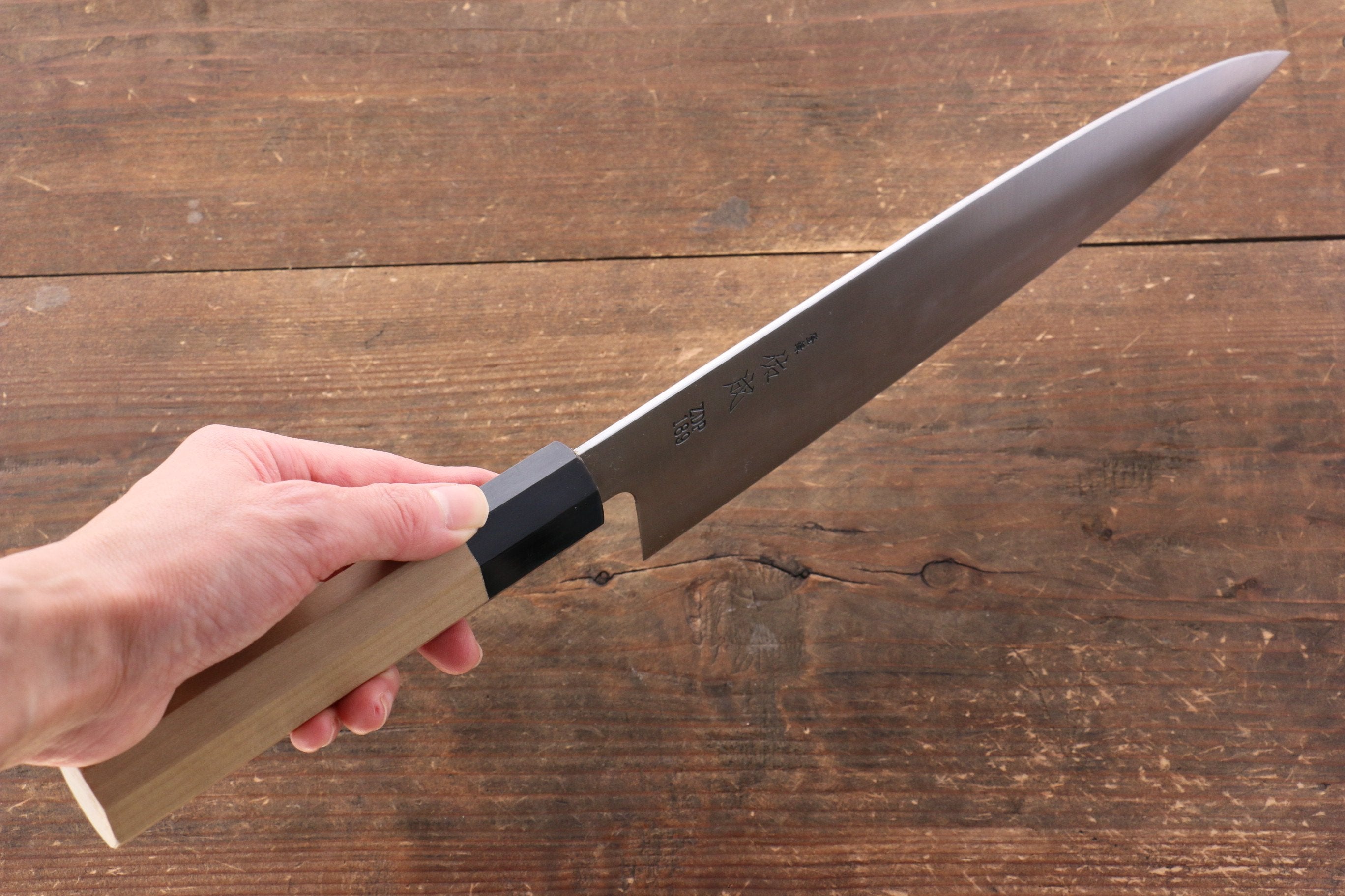 Sukenari ZDP189 3 Layer Gyuto 270mm Magnolia Handle - Seisuke Knife