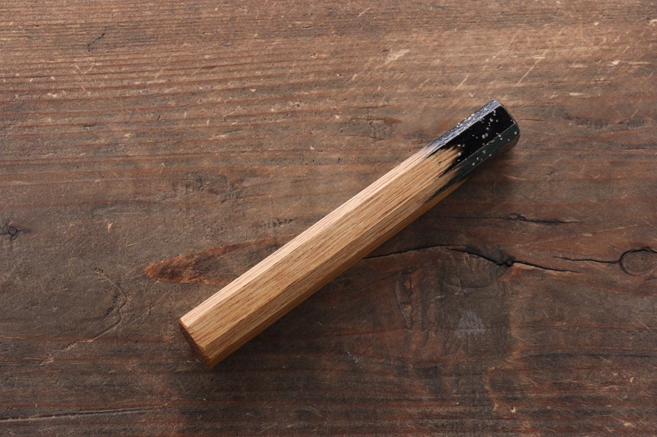 Octagonal Kokushin Lacquered Oak Knife Handle (Small) - Seisuke Knife