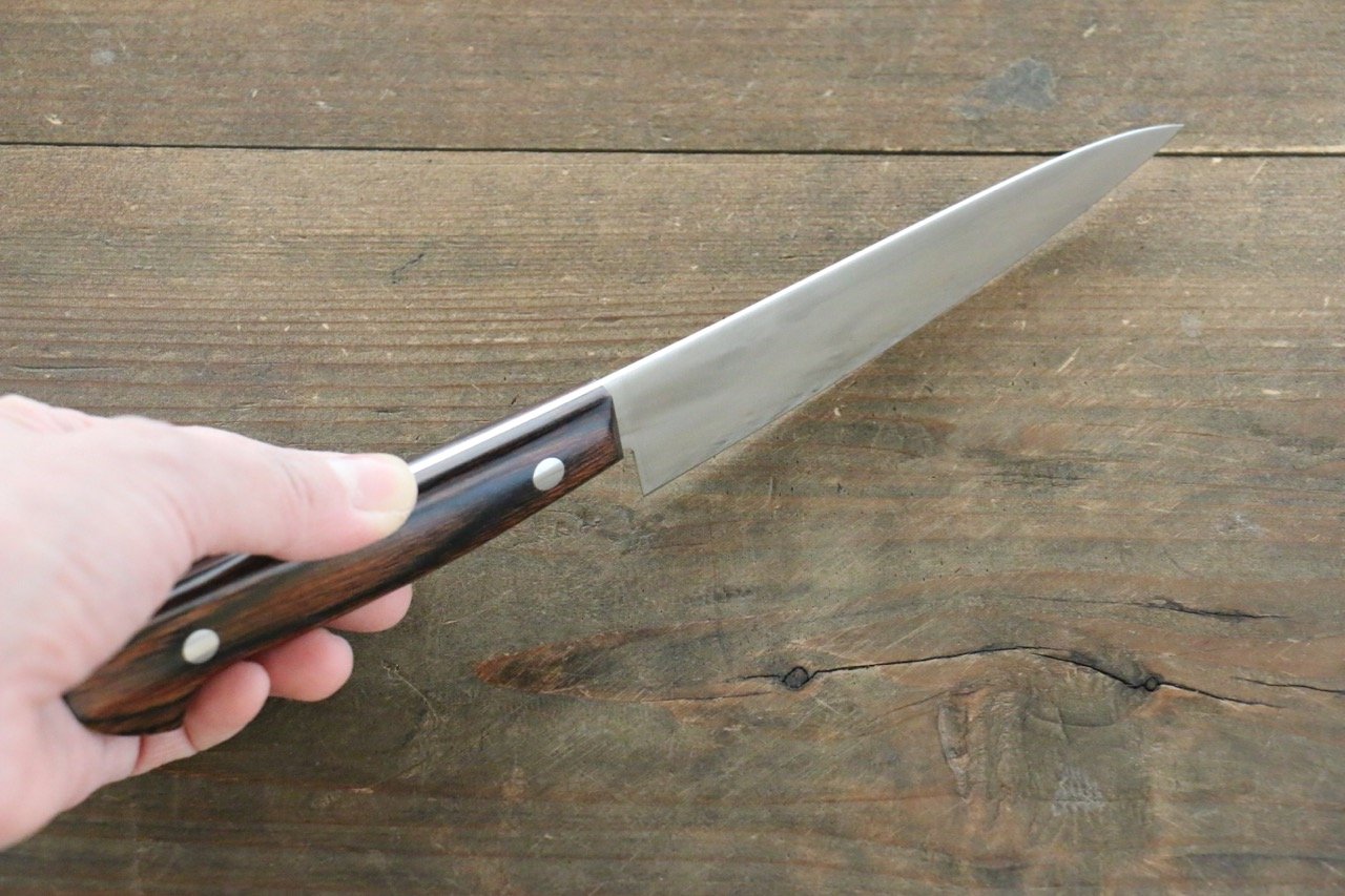 Iseya Molybdenum Petty-Utility 120mm Mahogany Handle - Seisuke Knife