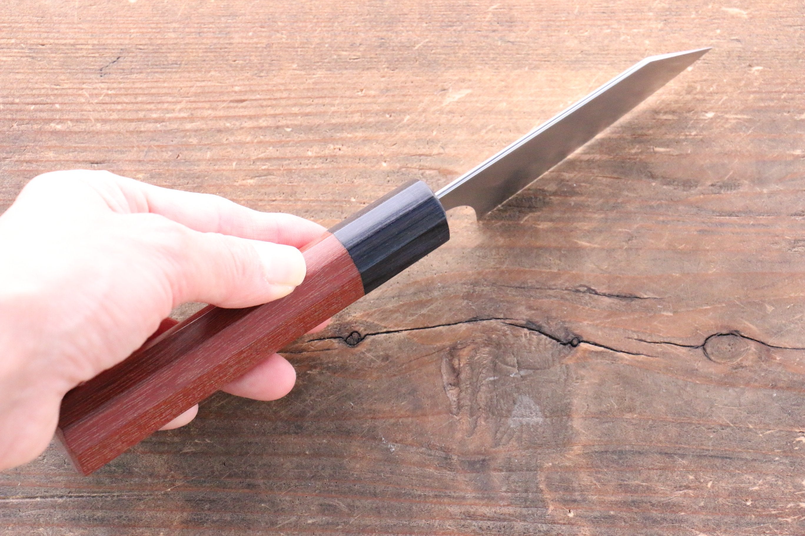 Shibata Takayuki Koutetsu SG2 Petty-Utility 80mm Jarrah Handle - Seisuke Knife