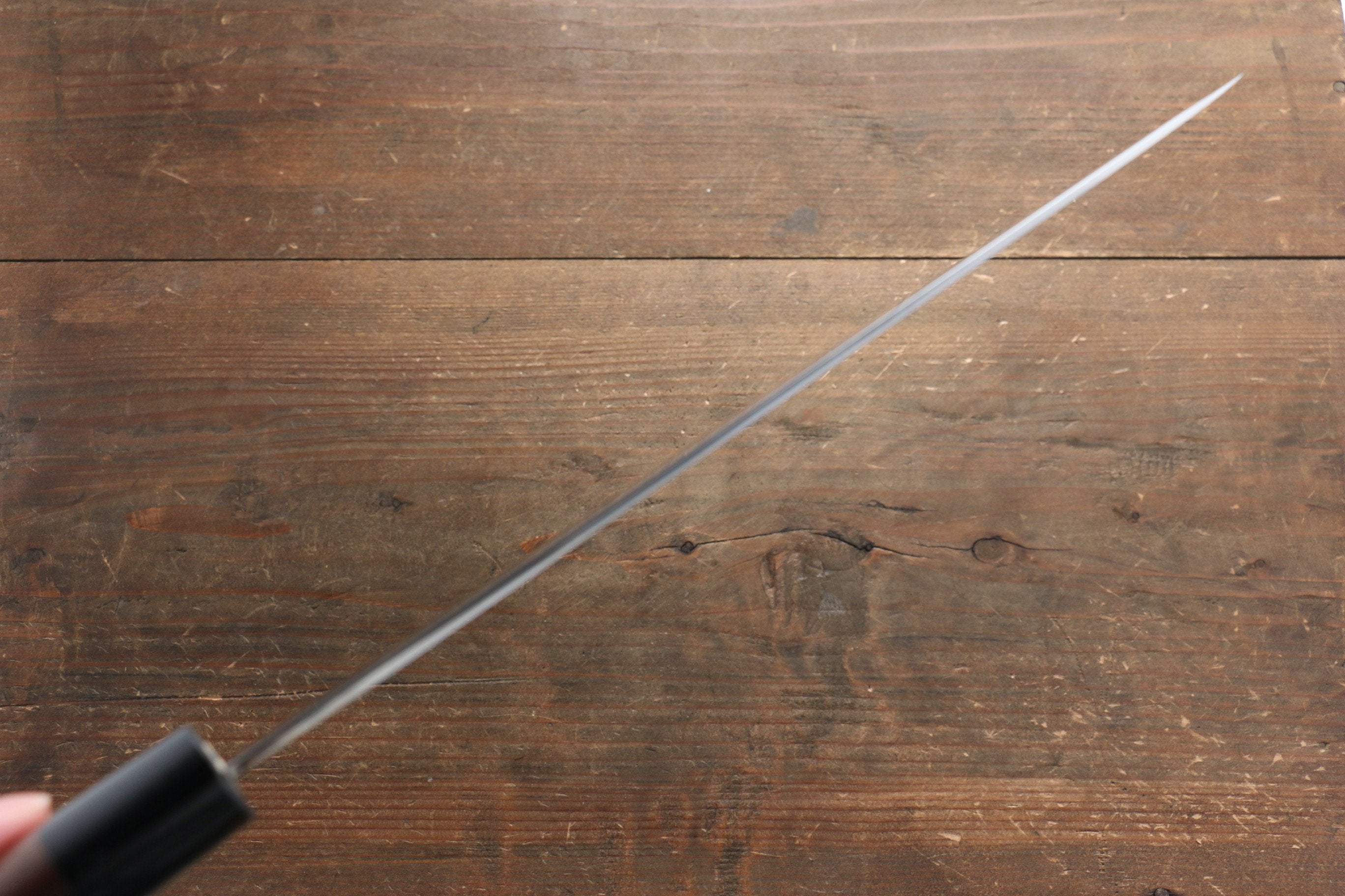Seisuke VG10 63 Layer Damascus Gyuto 240mm Shitan Handle - Seisuke Knife