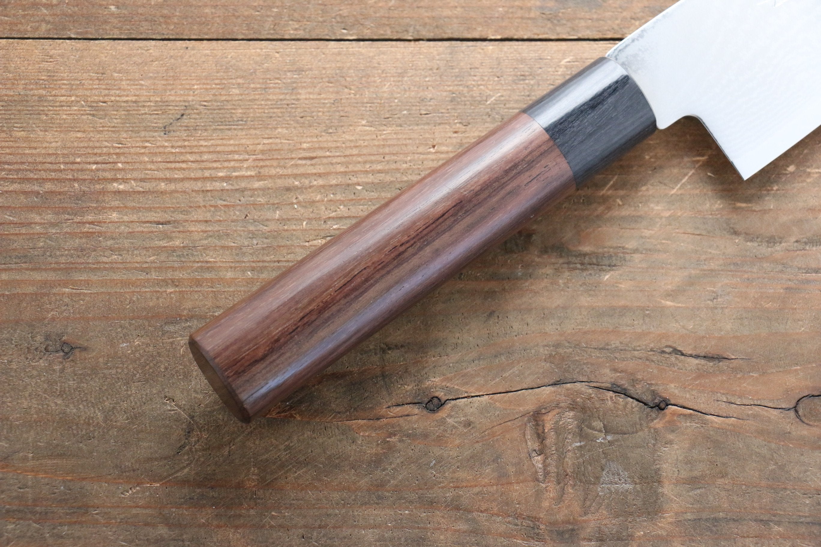 Seisuke VG10 63 Layer Damascus Gyuto 240mm Shitan Handle - Seisuke Knife