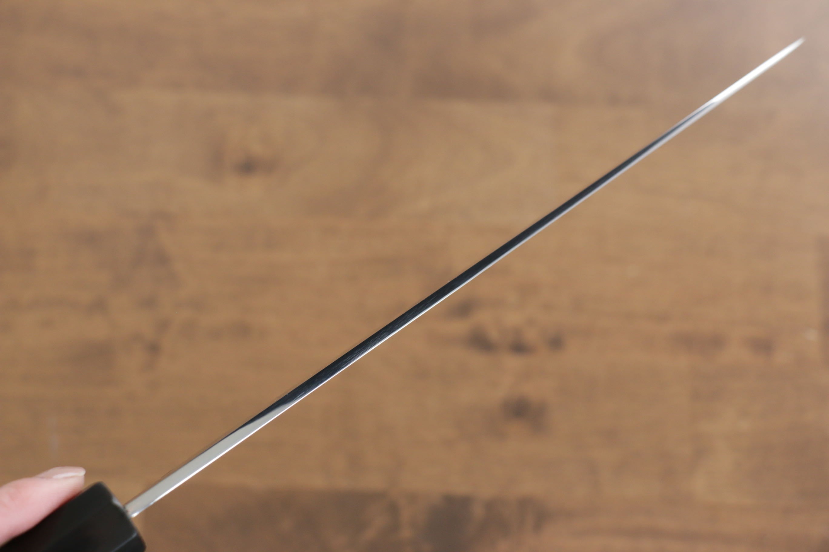 Jikko Fujisan Honyaki White Steel No.3 Gyuto 240mm Ebony Wood Handle Kasumi - Seisuke Knife