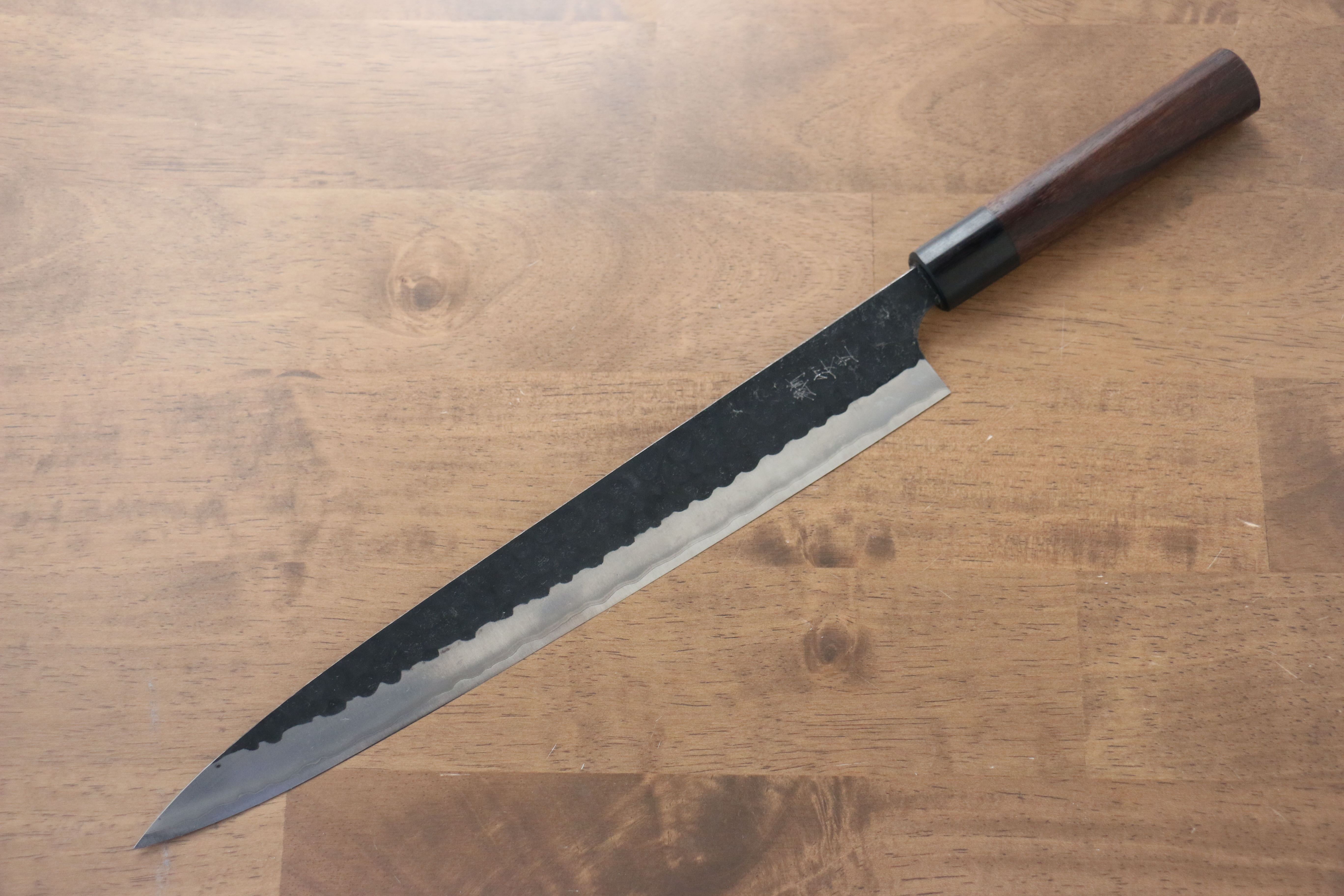 Anryu Blue Super Sujihiki 300mm Shitan Handle - Seisuke Knife